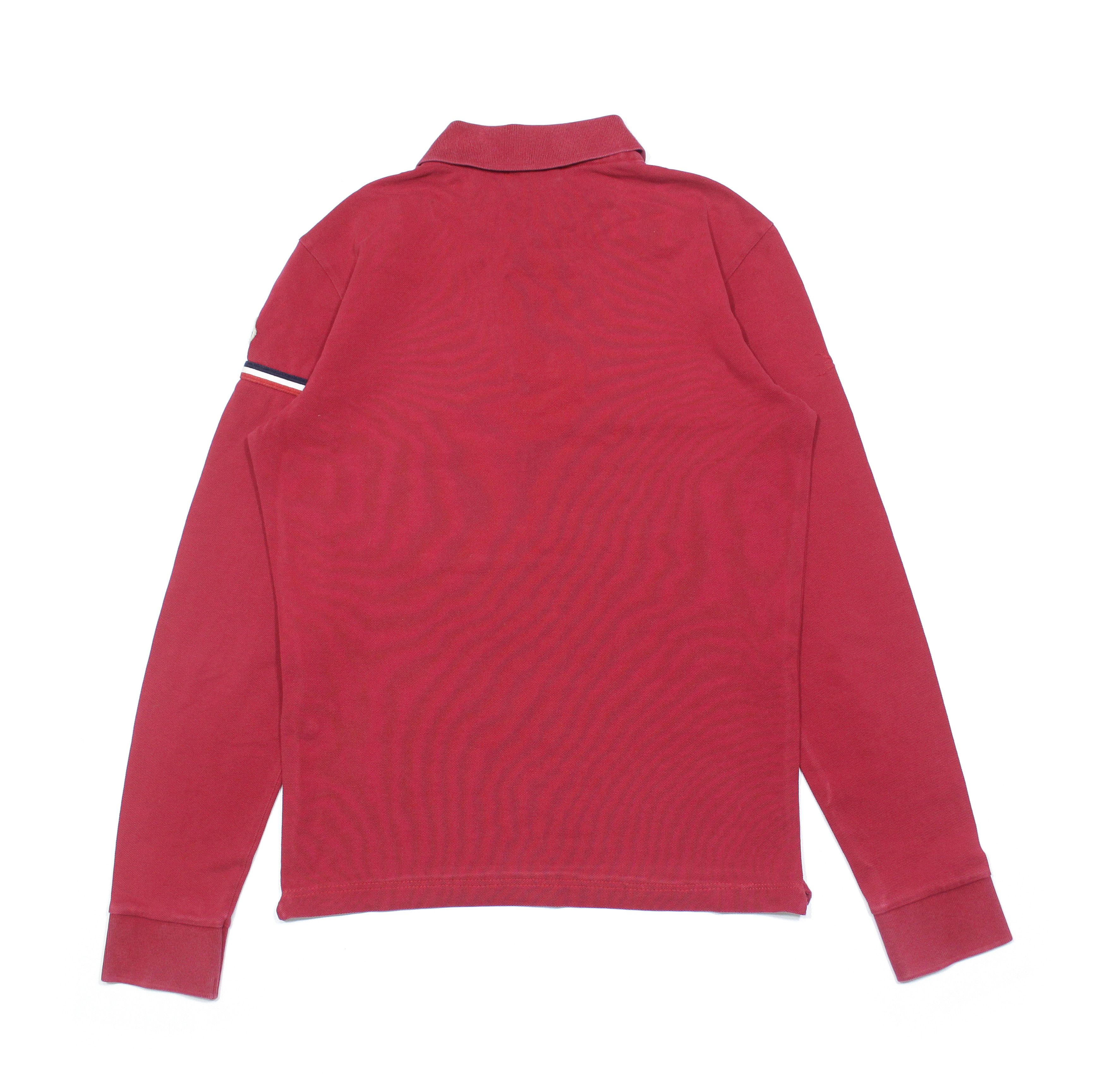 Moncler Maglia Polo Manica Lunga Red Longsleeve Size US S / EU 44-46 / 1 - 2 Thumbnail