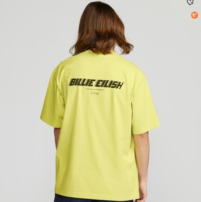 Billie Eilish Large L UNIQLO BILLIE EILISH TAKASHI MURAKAMI GREEN T-SHIRT Size US L / EU 52-54 / 3 - 12 Thumbnail