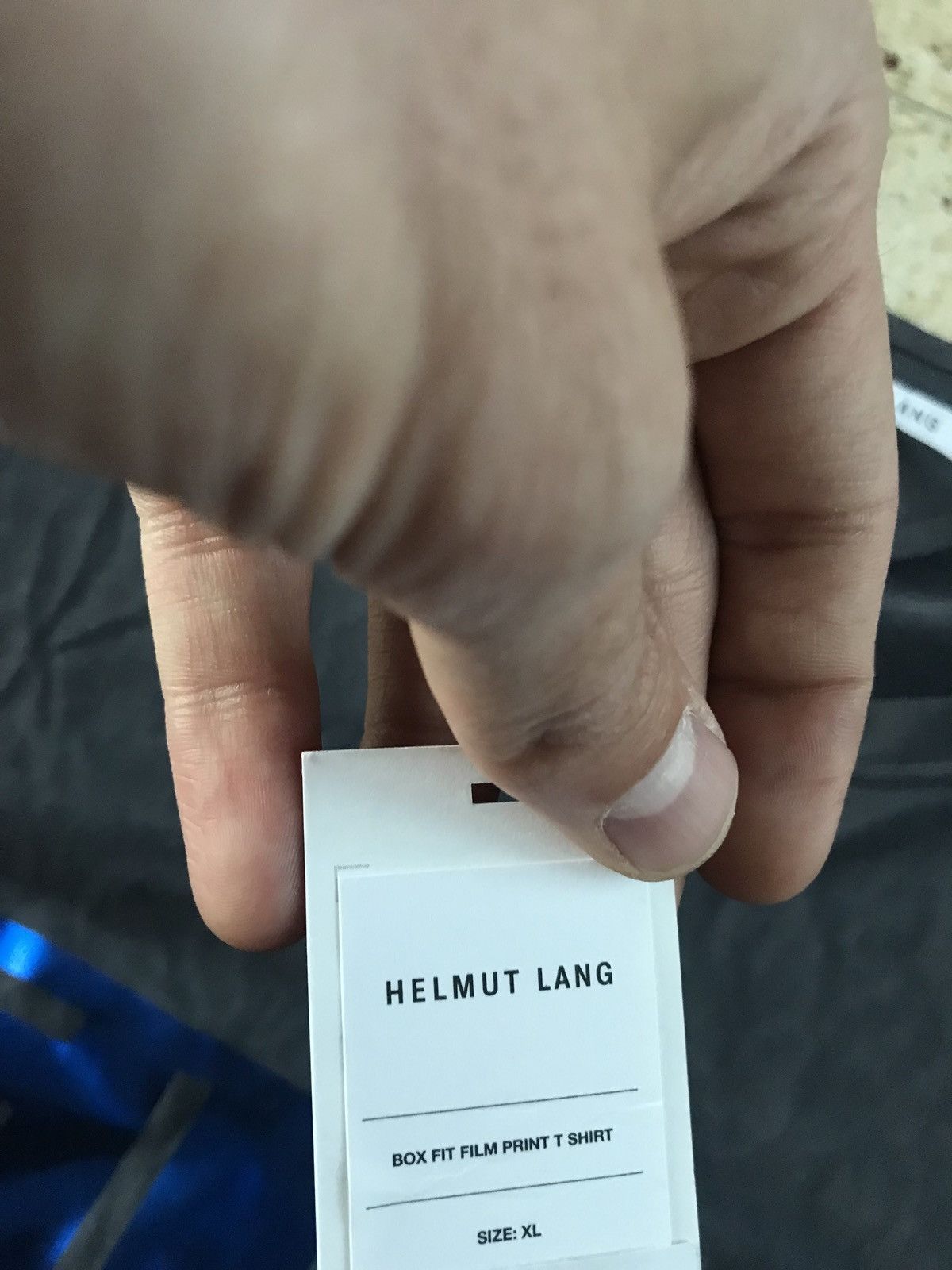 Helmut Lang Box Fit Film Print Logo T Size US XL / EU 56 / 4 - 9 Thumbnail