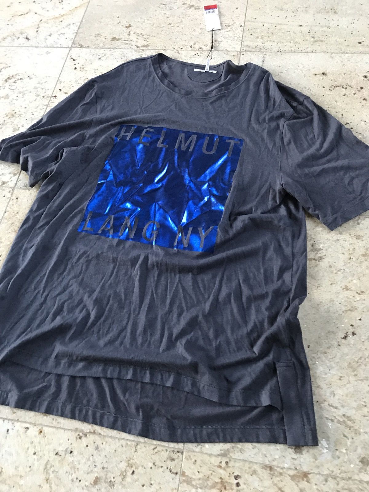 Helmut Lang Box Fit Film Print Logo T Size US XL / EU 56 / 4 - 10 Thumbnail
