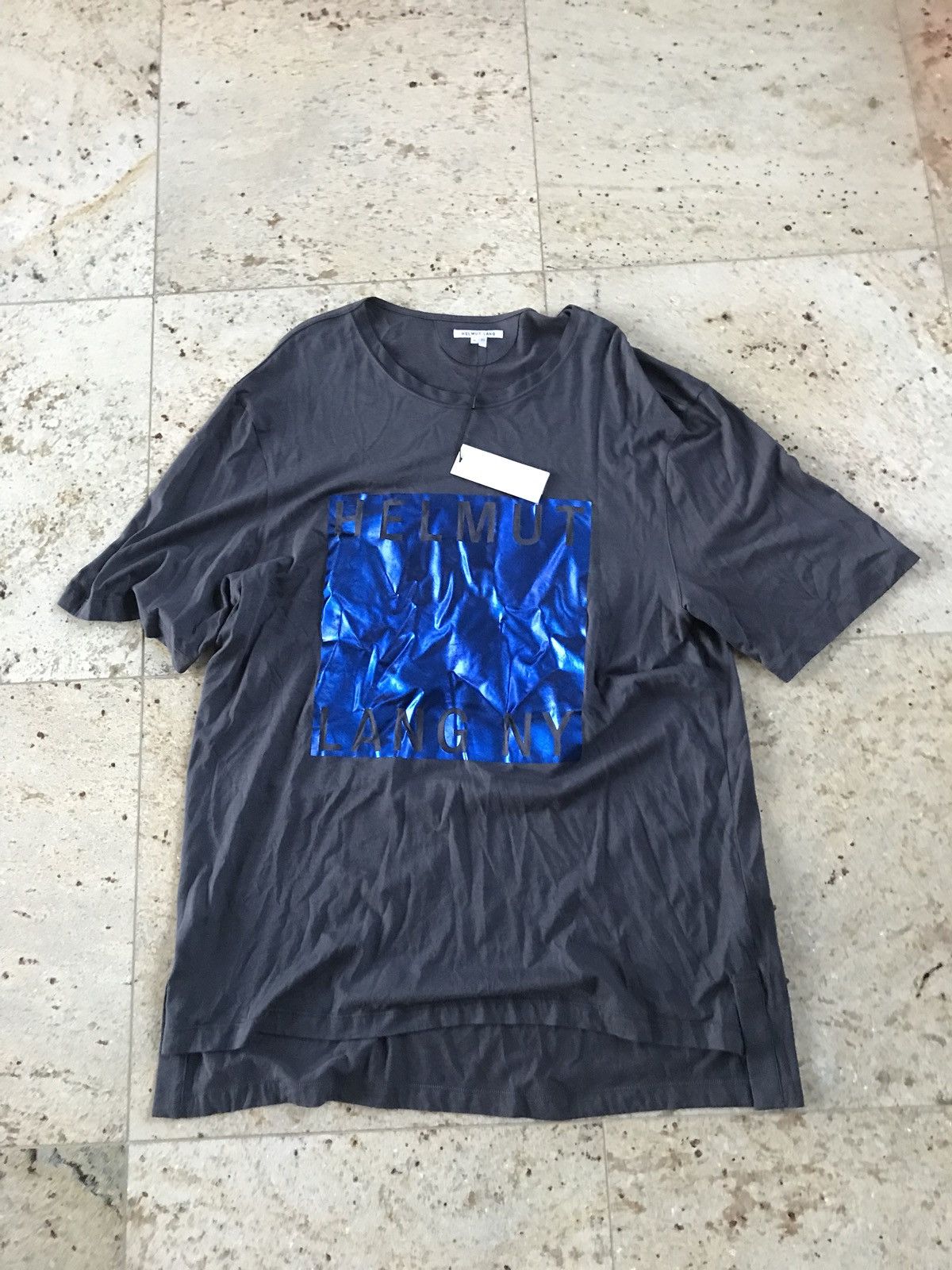 Helmut Lang Box Fit Film Print Logo T Size US XL / EU 56 / 4 - 4 Thumbnail