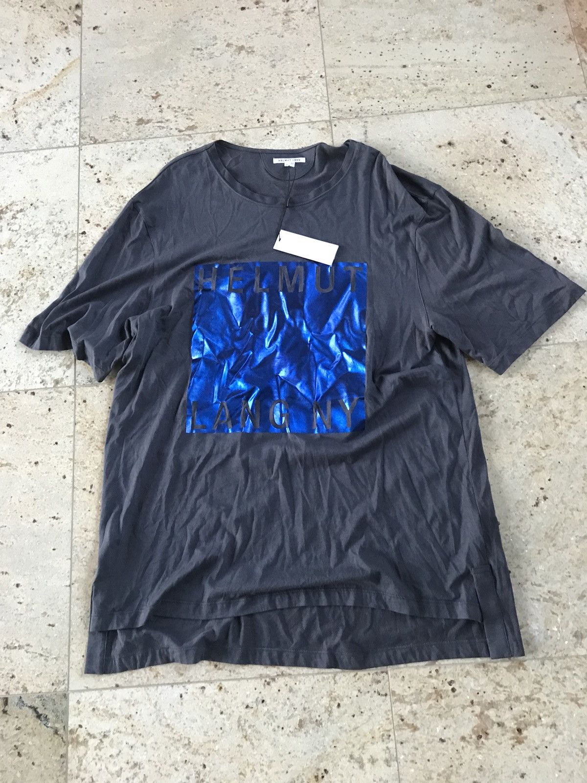 Helmut Lang Box Fit Film Print Logo T Size US XL / EU 56 / 4 - 1 Thumbnail