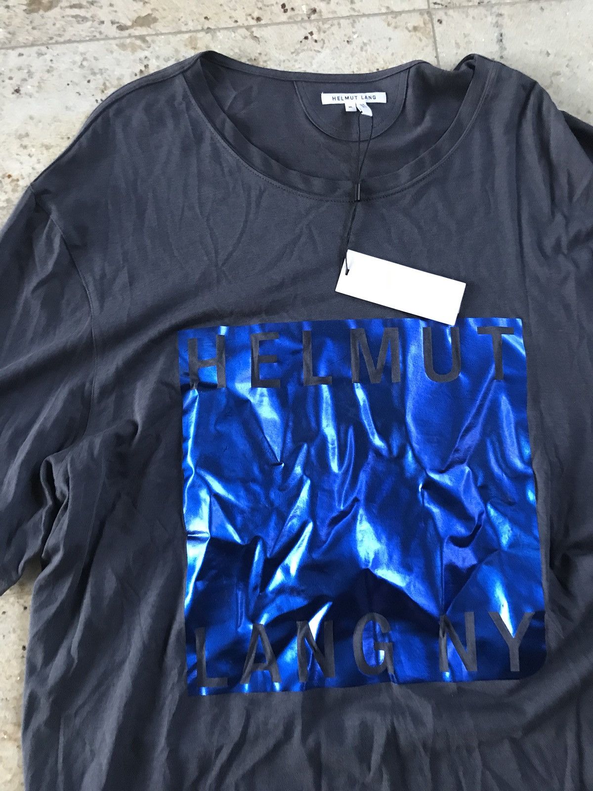 Helmut Lang Box Fit Film Print Logo T Size US XL / EU 56 / 4 - 3 Thumbnail