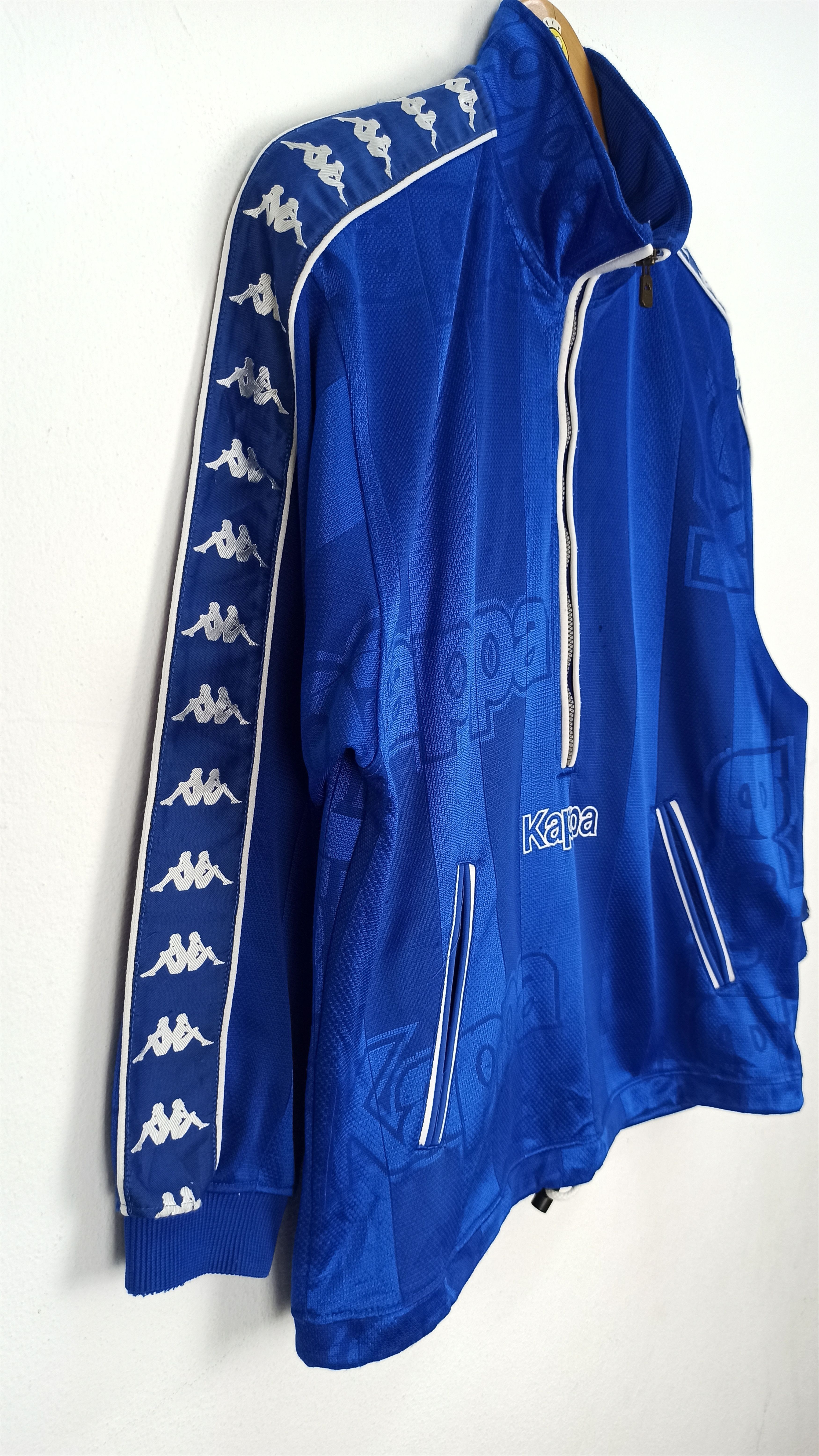 Kappa Vintage Kappa Big Logo Side Tape Sweater half Zipper Size US M / EU 48-50 / 2 - 3 Thumbnail