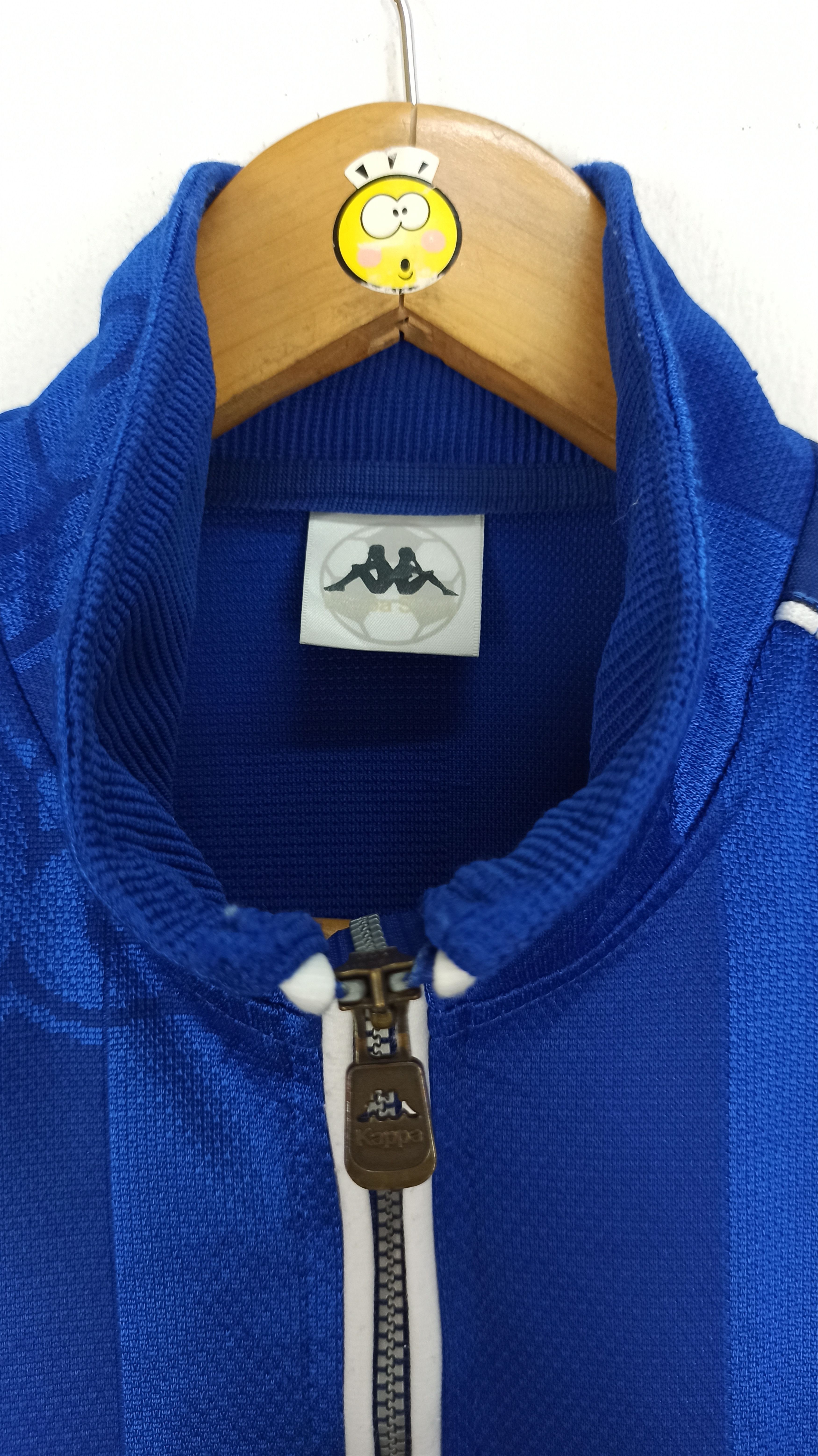 Kappa Vintage Kappa Big Logo Side Tape Sweater half Zipper Size US M / EU 48-50 / 2 - 6 Thumbnail