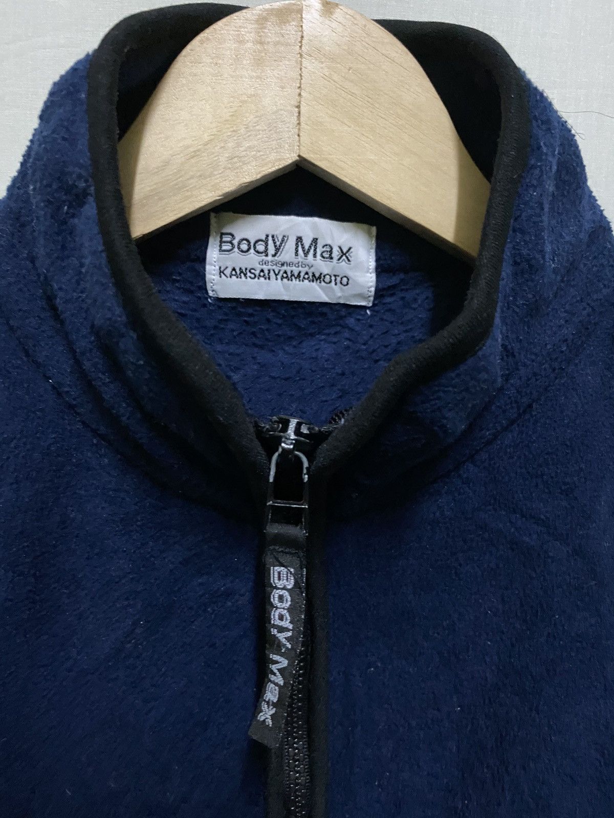 Japanese Brand × Kansai Yamamoto Body Max Kansai Yamamoto Fleece Vest Zipper Jacket Size US M / EU 48-50 / 2 - 3 Thumbnail