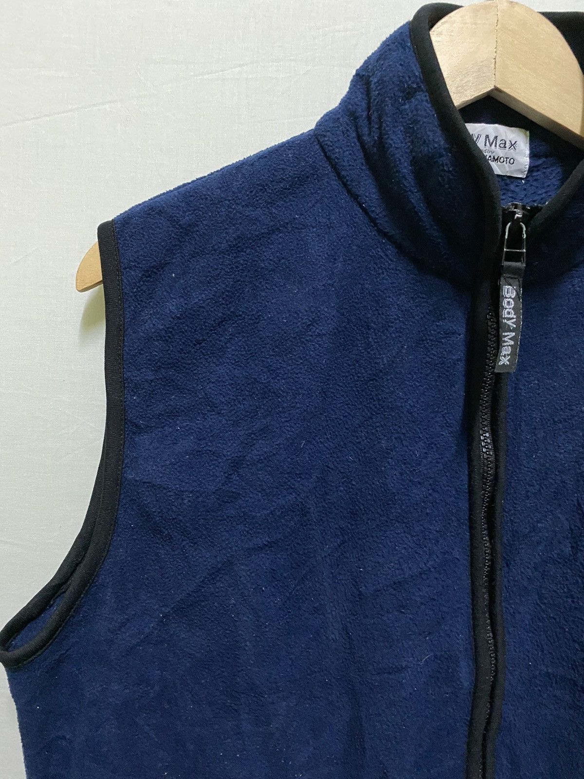 Japanese Brand × Kansai Yamamoto Body Max Kansai Yamamoto Fleece Vest Zipper Jacket Size US M / EU 48-50 / 2 - 2 Thumbnail
