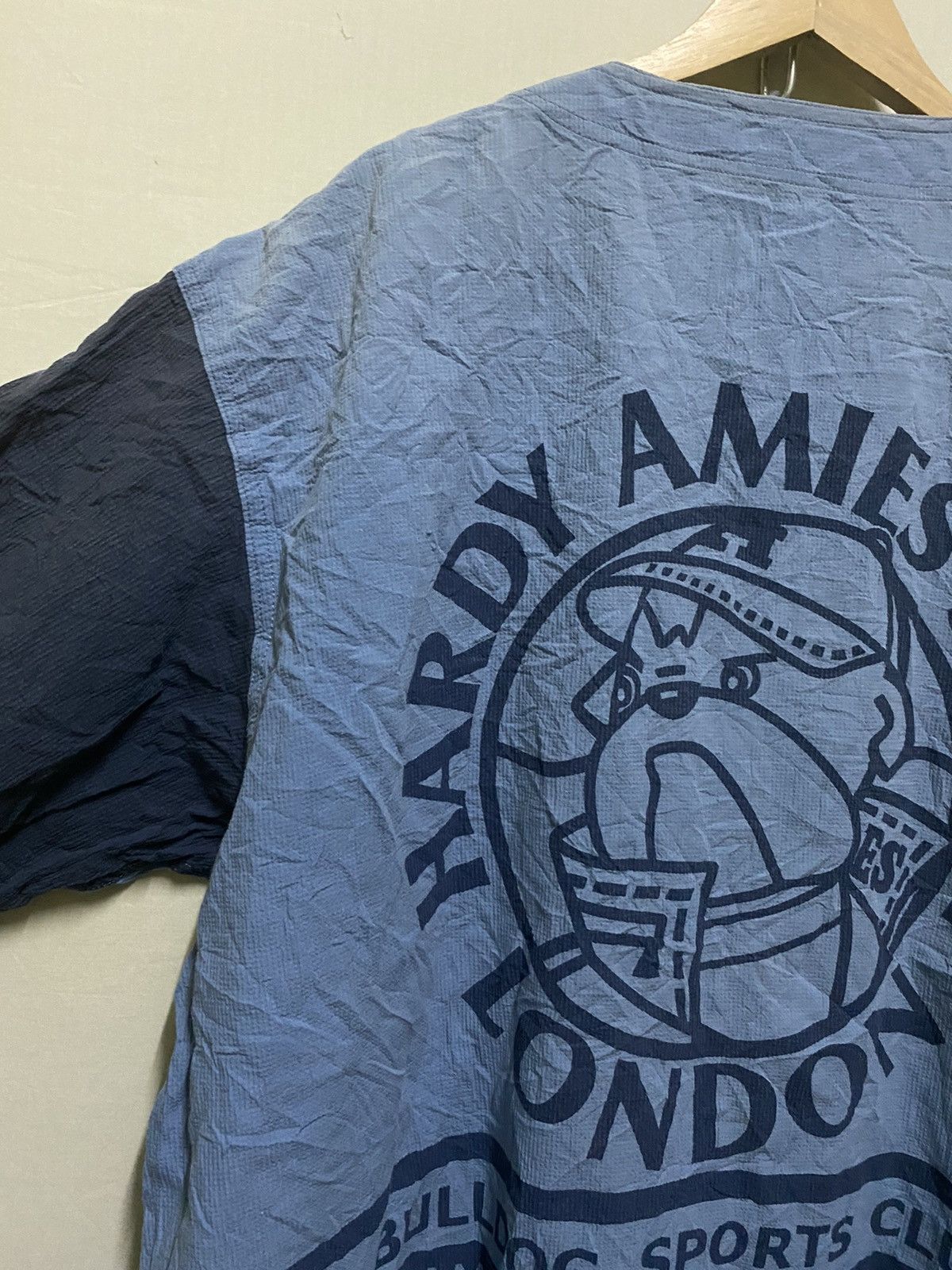 Hardy Amies × Japanese Brand Hardy Amies London T Shirt Half Button Size US XXL / EU 58 / 5 - 9 Thumbnail