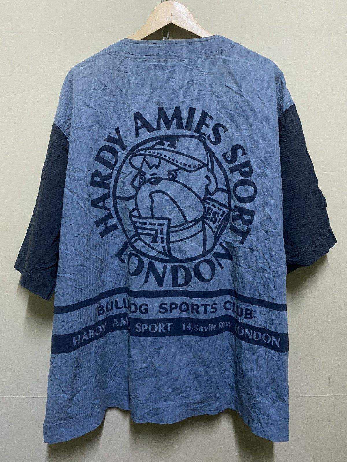 Hardy Amies × Japanese Brand Hardy Amies London T Shirt Half Button Size US XXL / EU 58 / 5 - 8 Thumbnail