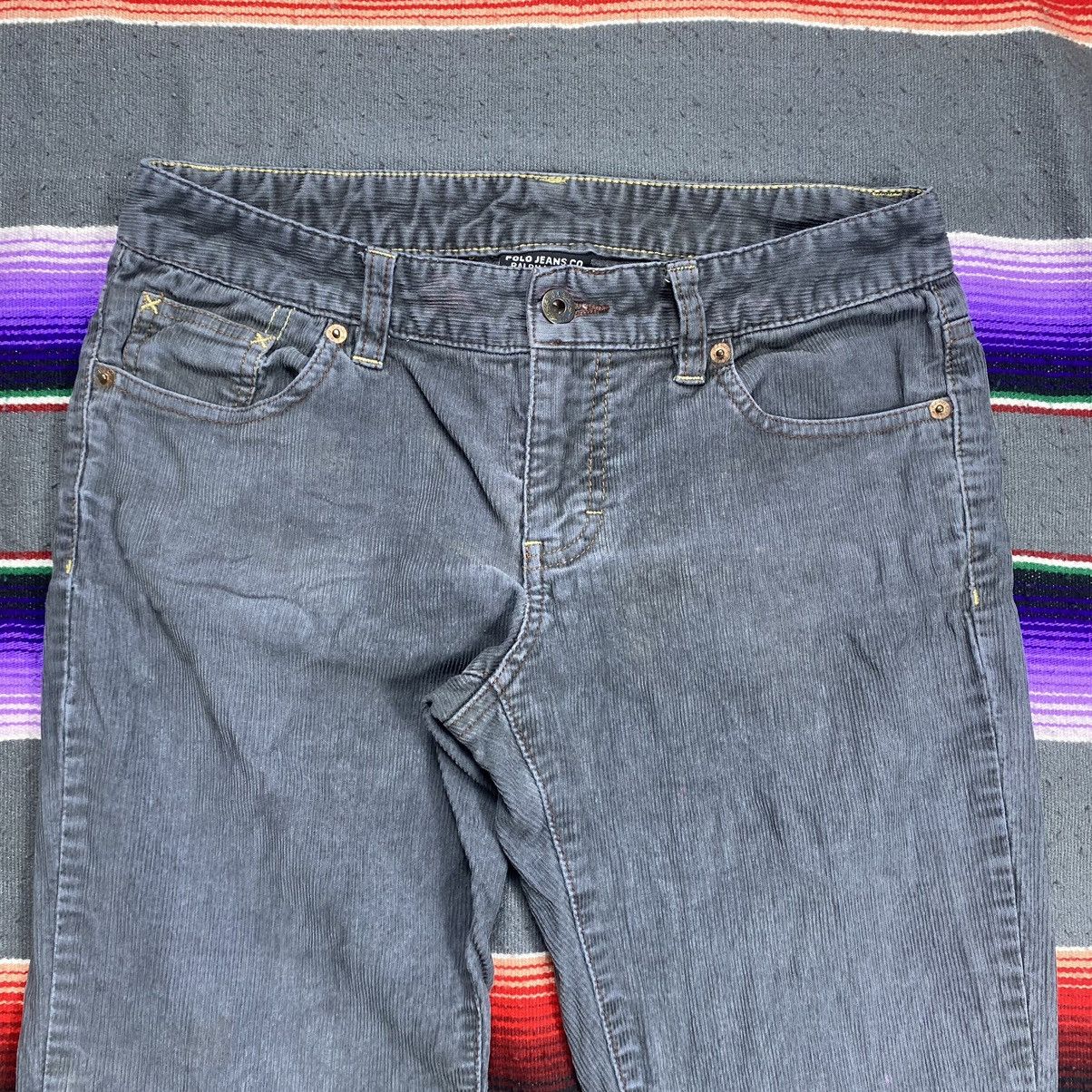 Ralph Lauren Vintage Polo Jeans Co Ralph Lauren Corduroy Distressed Pants Size 31" - 2 Thumbnail