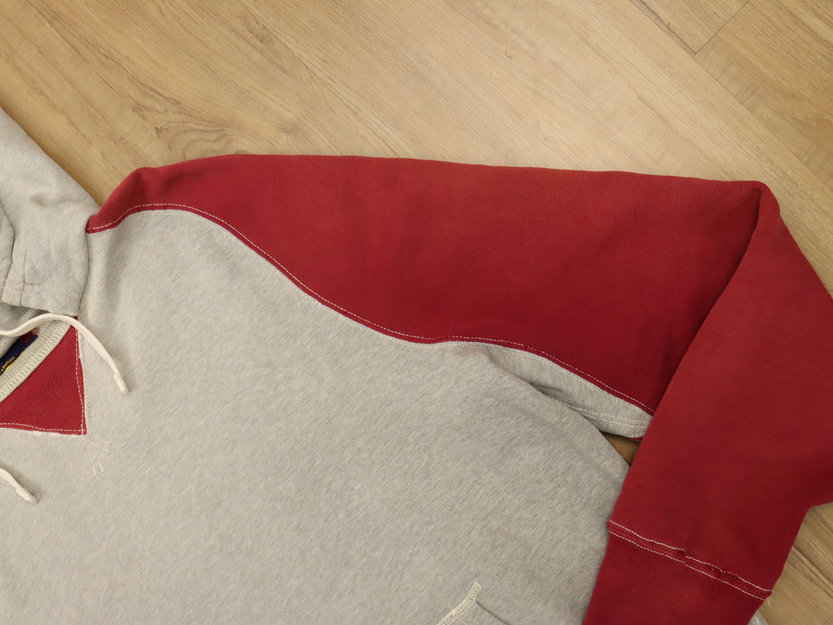 Ralph Lauren Afterhood Two Tone Hoodie Sweatshirt Size US M / EU 48-50 / 2 - 17 Thumbnail
