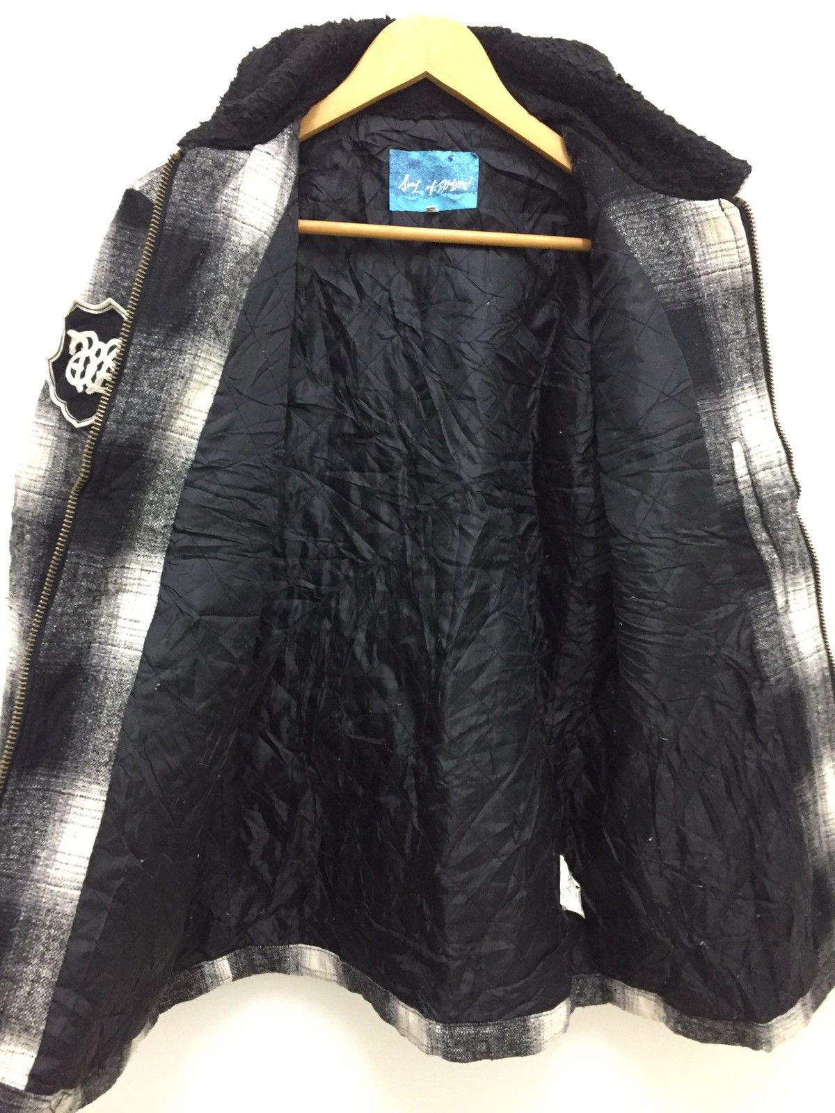 Japanese Brand Soul Of Freedom Shadow Wool Jacket Size US L / EU 52-54 / 3 - 5 Thumbnail