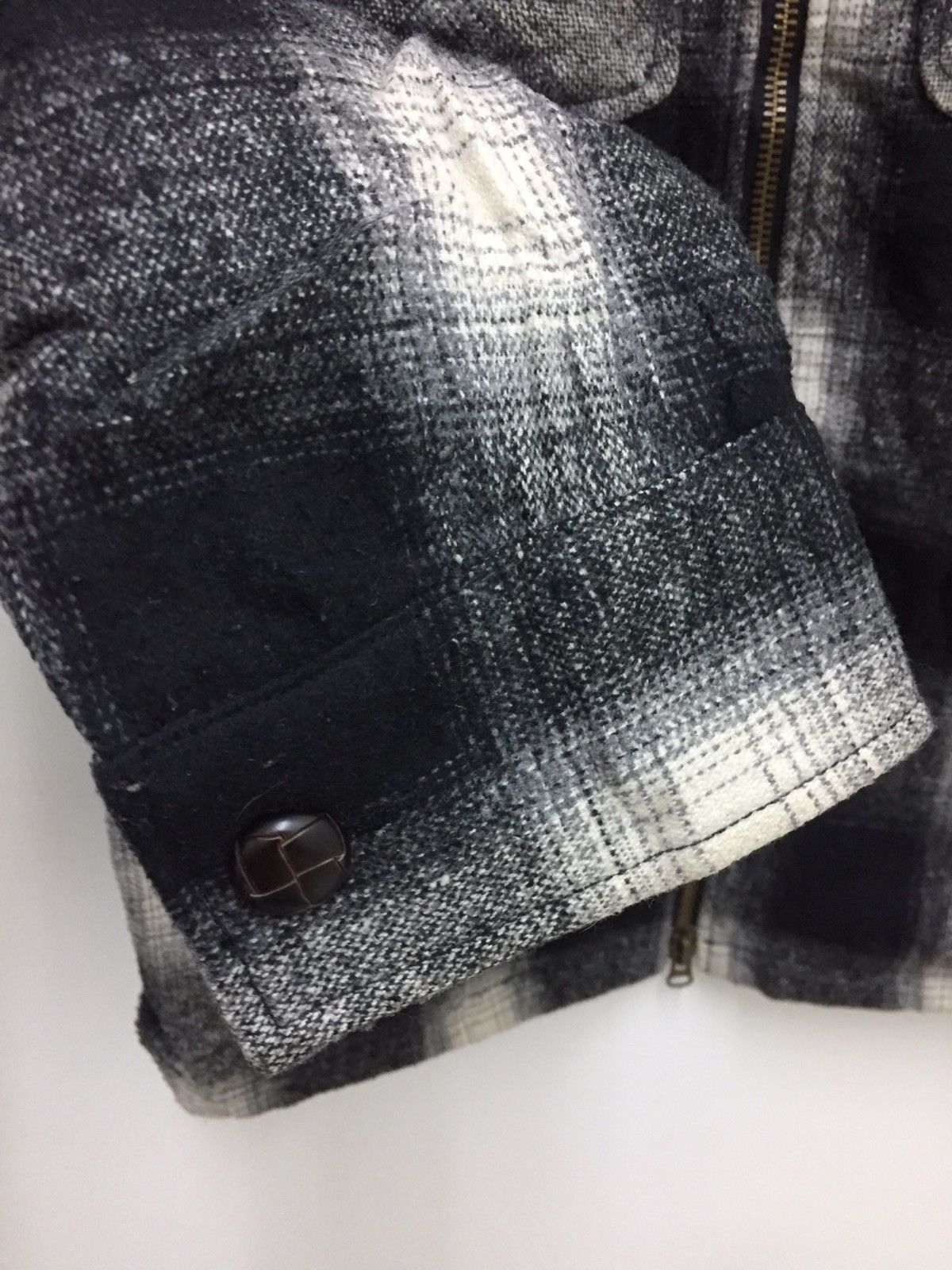 Japanese Brand Soul Of Freedom Shadow Wool Jacket Size US L / EU 52-54 / 3 - 11 Thumbnail