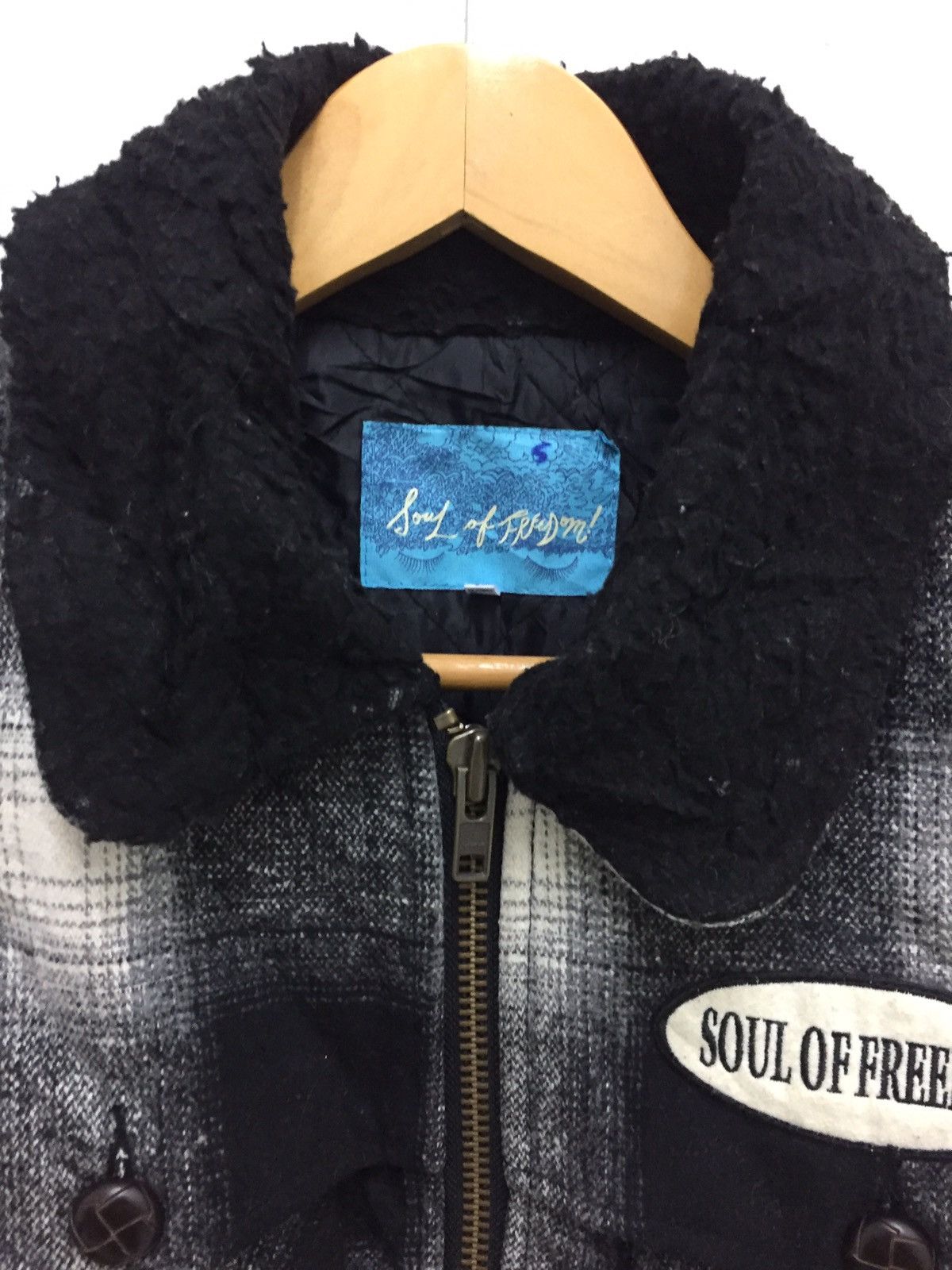 Japanese Brand Soul Of Freedom Shadow Wool Jacket Size US L / EU 52-54 / 3 - 6 Thumbnail