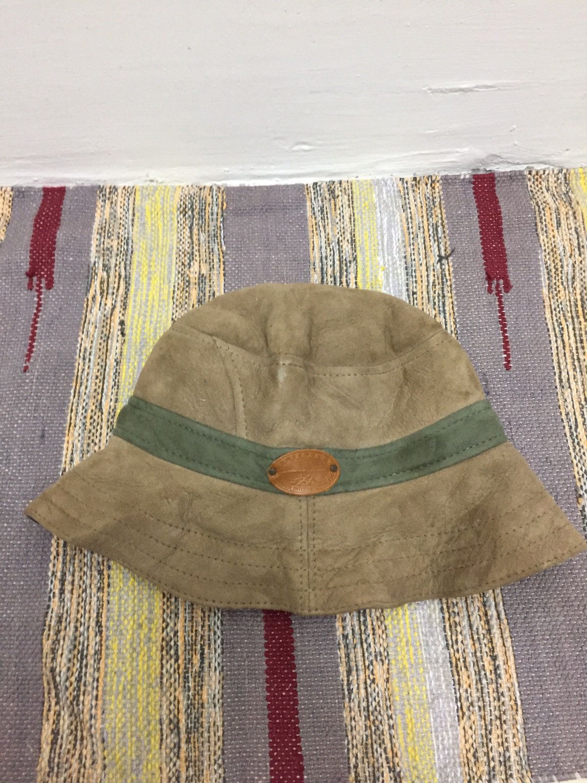 Canterbury of New Zealand Vintage Canterbury New Zealand Leather Bucket Hats Size ONE SIZE - 3 Thumbnail