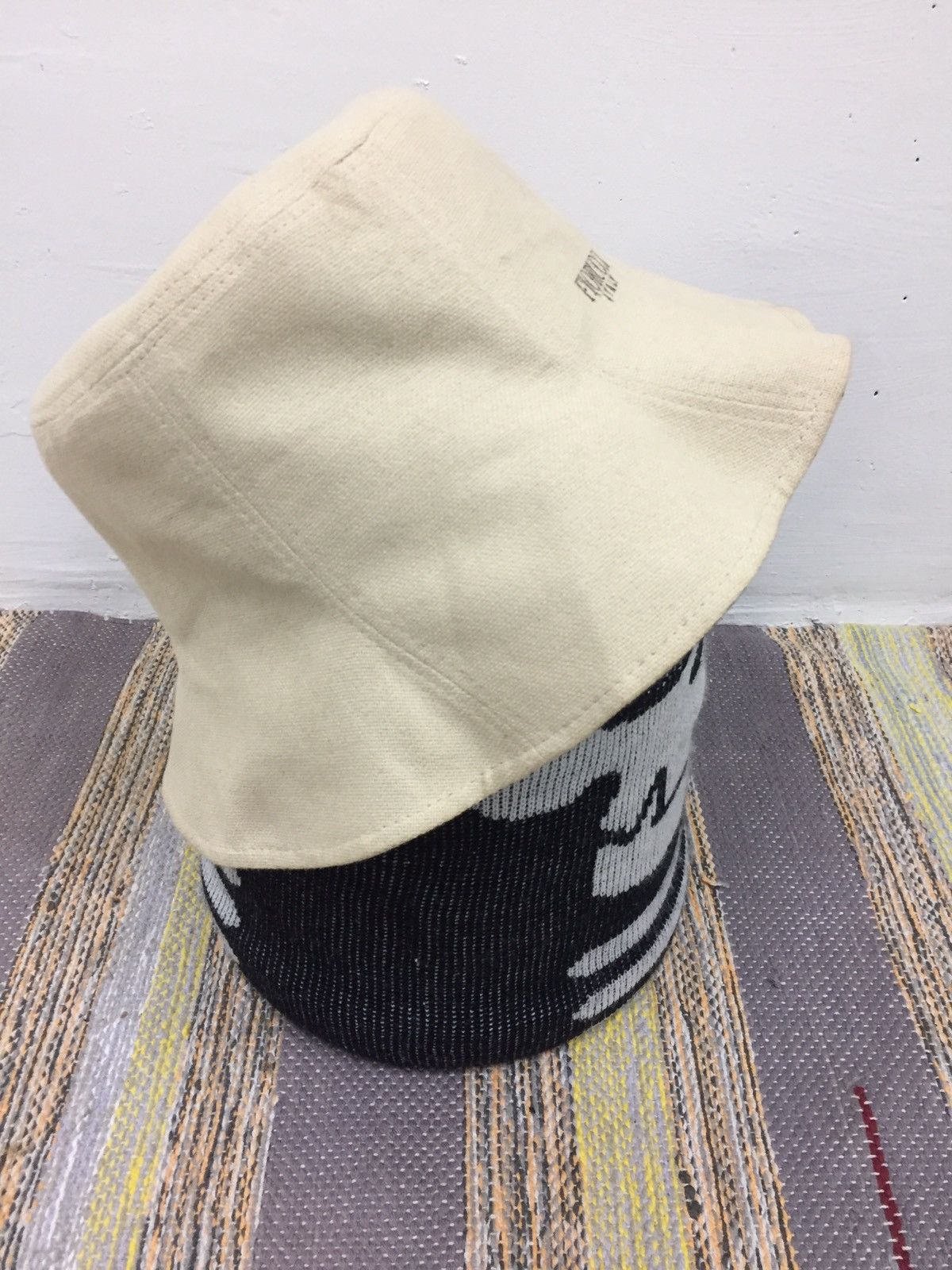 Vintage Fiorucci Italy Bucket Hat Floral Inside