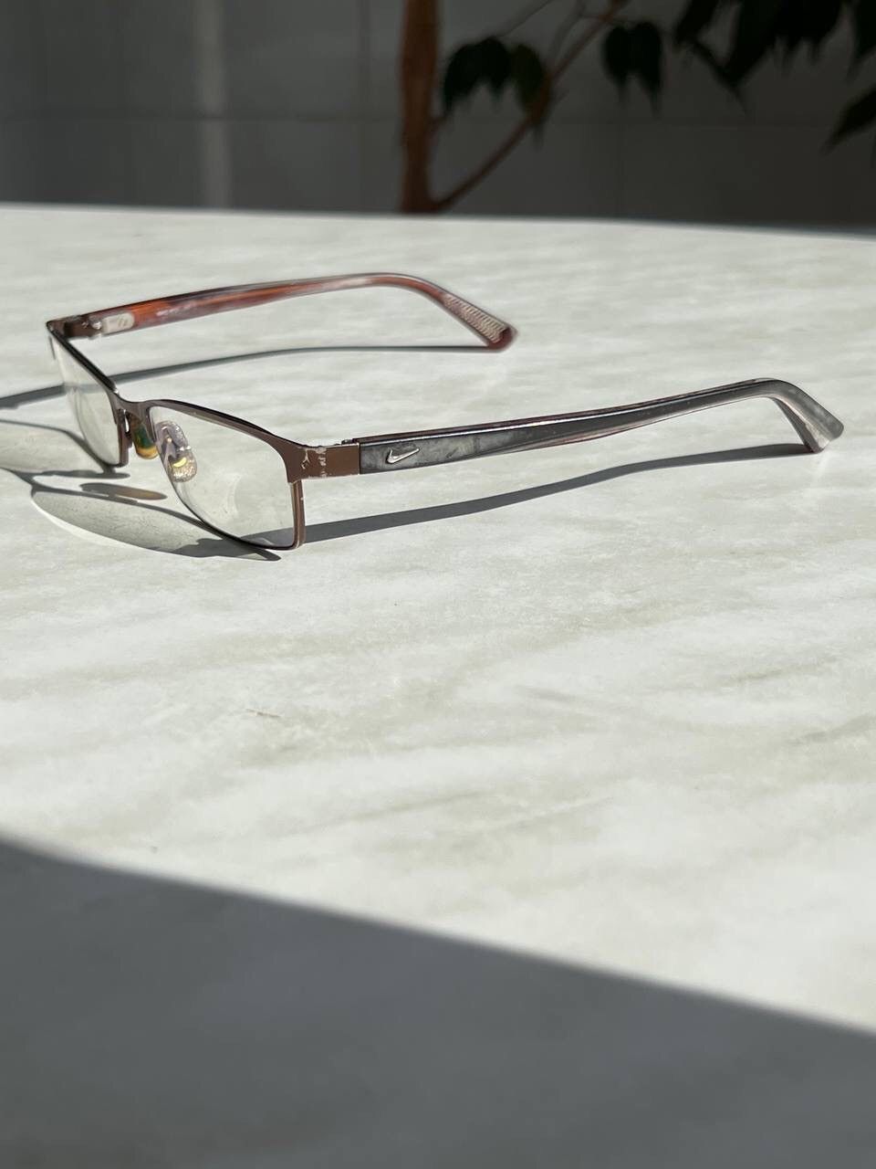 Nike × Vintage Vintage Nike Eyeglasses Y2K swoosh frame eyewear square 00's Size ONE SIZE - 2 Thumbnail