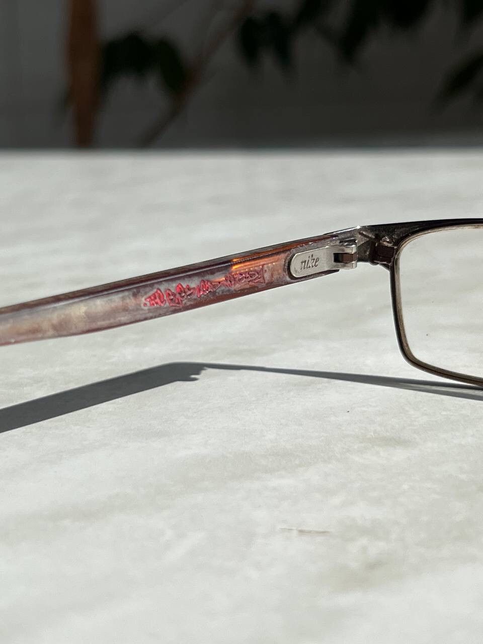 Nike × Vintage Vintage Nike Eyeglasses Y2K swoosh frame eyewear square 00's Size ONE SIZE - 4 Thumbnail
