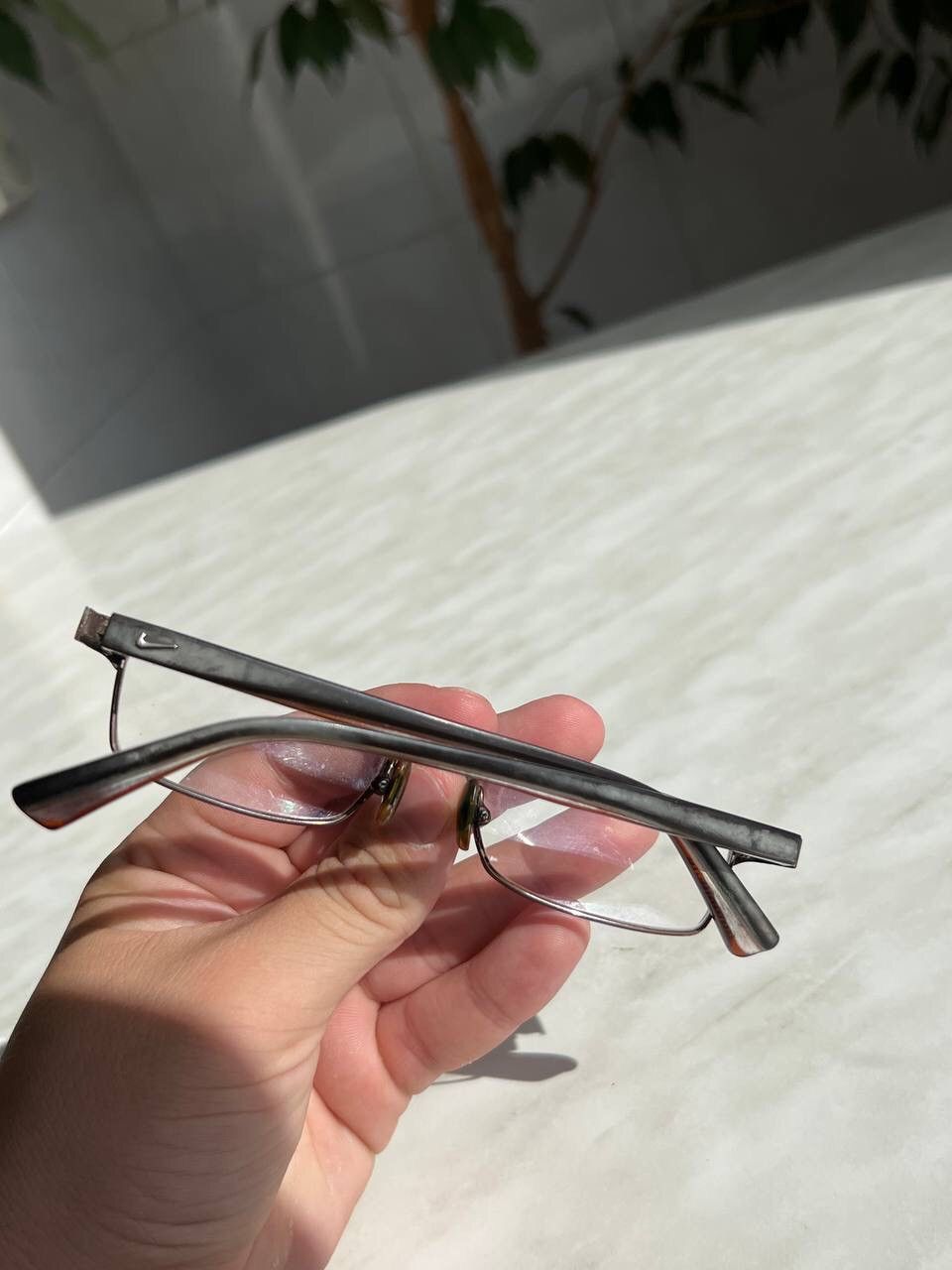 Nike × Vintage Vintage Nike Eyeglasses Y2K swoosh frame eyewear square 00's Size ONE SIZE - 6 Thumbnail