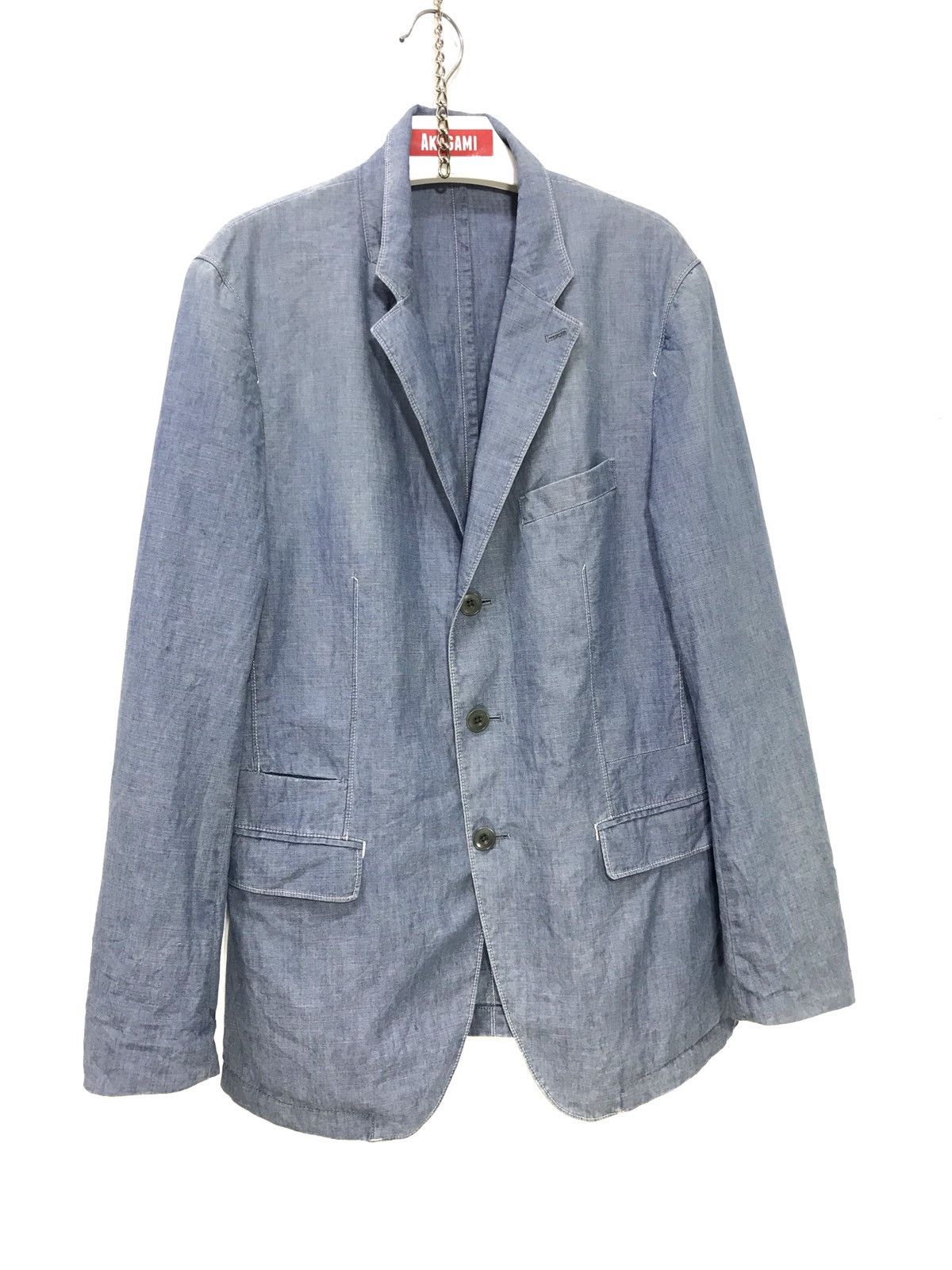 Christophe Lemaire × Lemaire Lemaire x Uniglo Casual Blazer Thin Denim Size US M / EU 48-50 / 2 - 2 Thumbnail