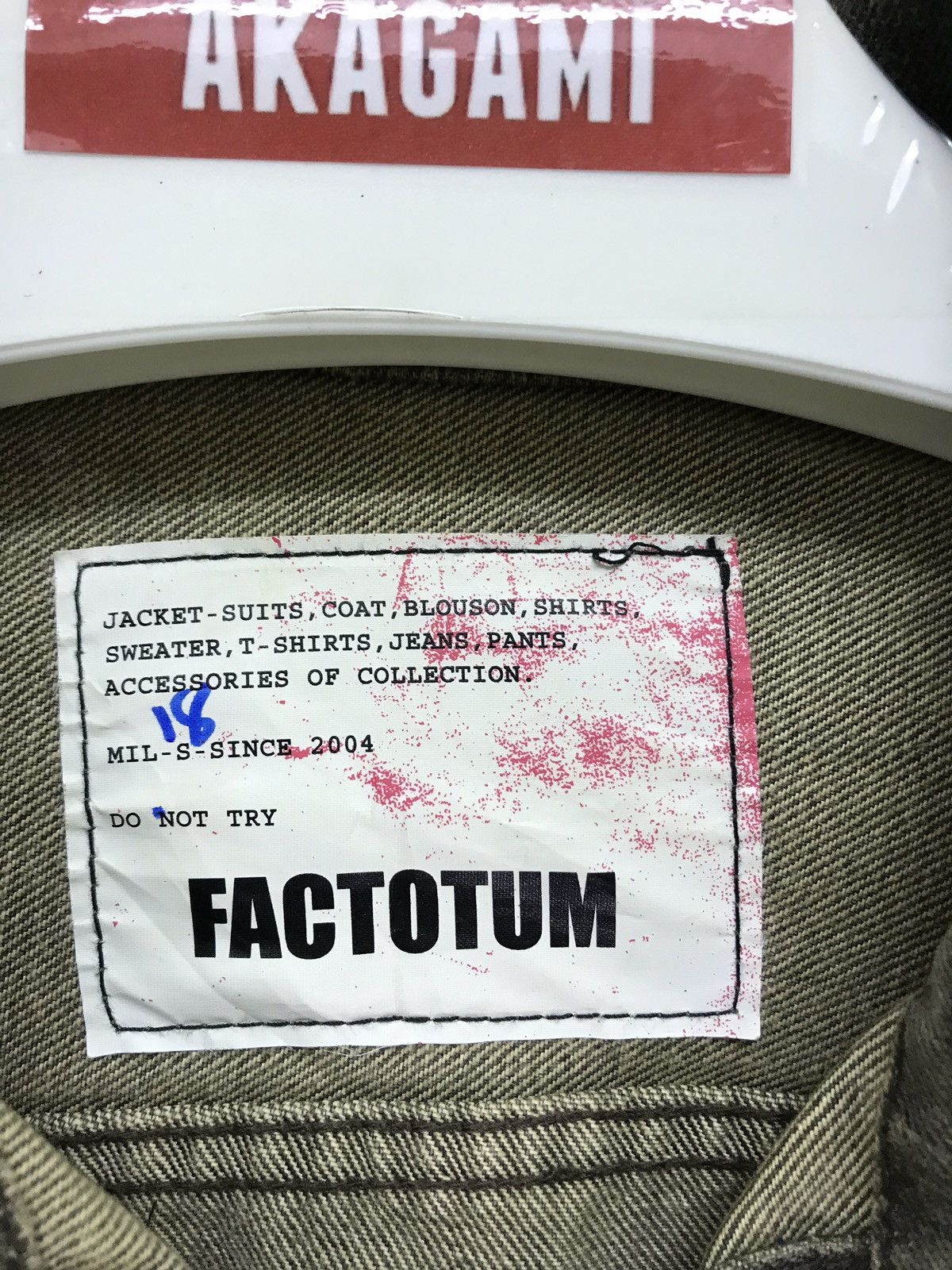 FACTOTUM Factotum x United Arrows Trucker Jacket Boro Distressed 6🟩2 Size US S / EU 44-46 / 1 - 8 Thumbnail