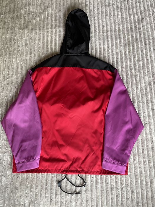 Prada Nylon Gabardine Colorblock Anorak Jacket | Grailed