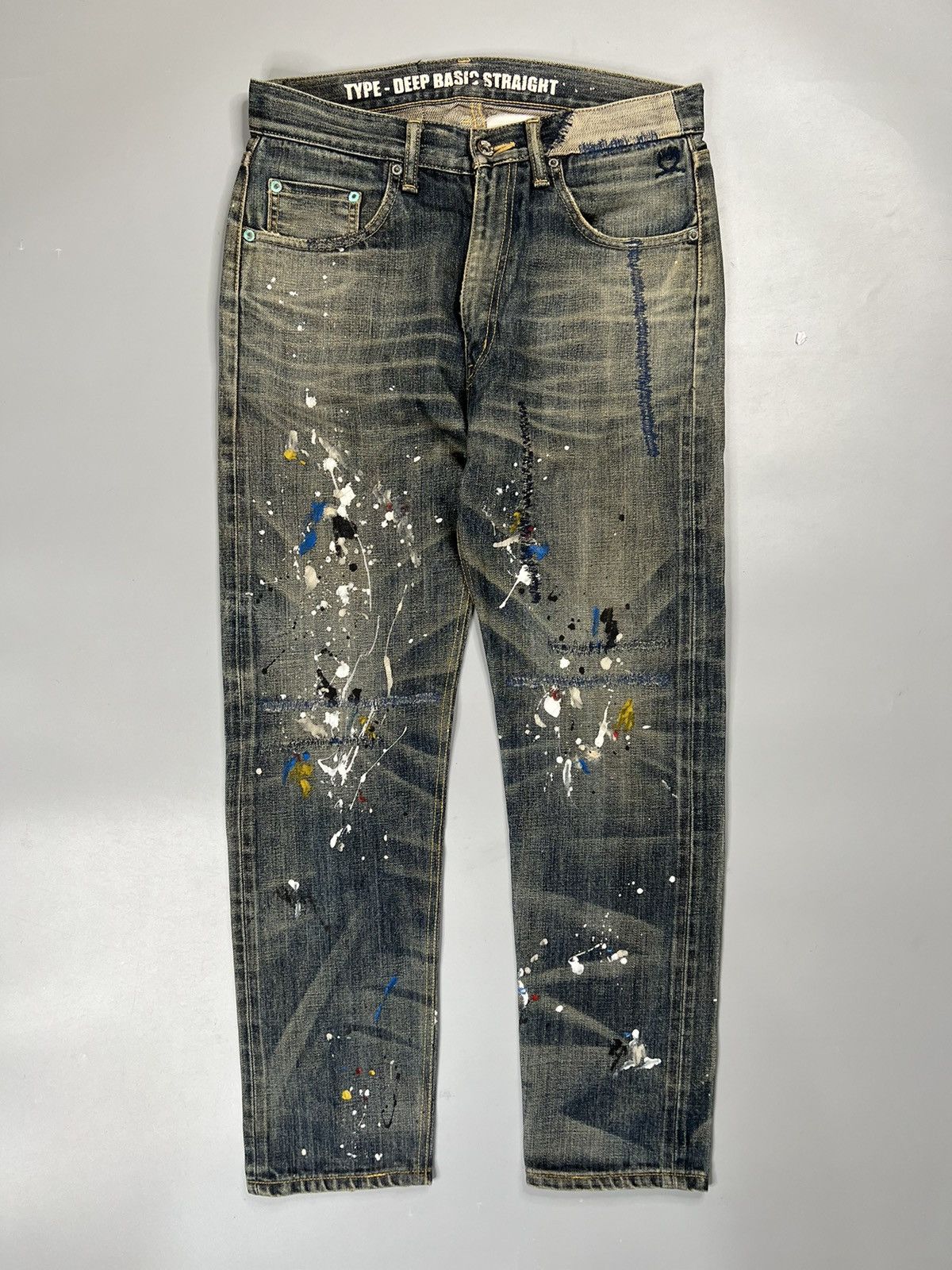 image of Neighborhood Dirt Savage Deep Basic Straight Lvl 4 Effect in Denim, Men's (Size 30)