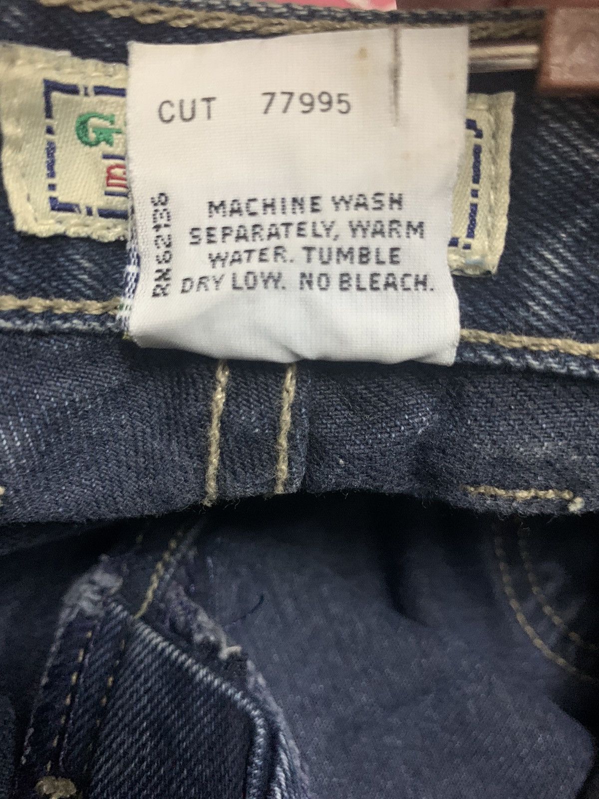 Guess VINTAGE GUESS CARPENTER TALON ZIPPER BAGGY JEANS Size US 32 / EU 48 - 6 Thumbnail