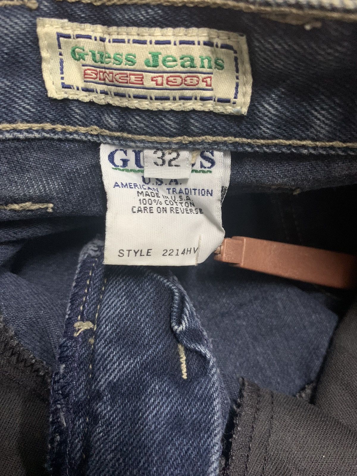 Guess VINTAGE GUESS CARPENTER TALON ZIPPER BAGGY JEANS Size US 32 / EU 48 - 5 Thumbnail