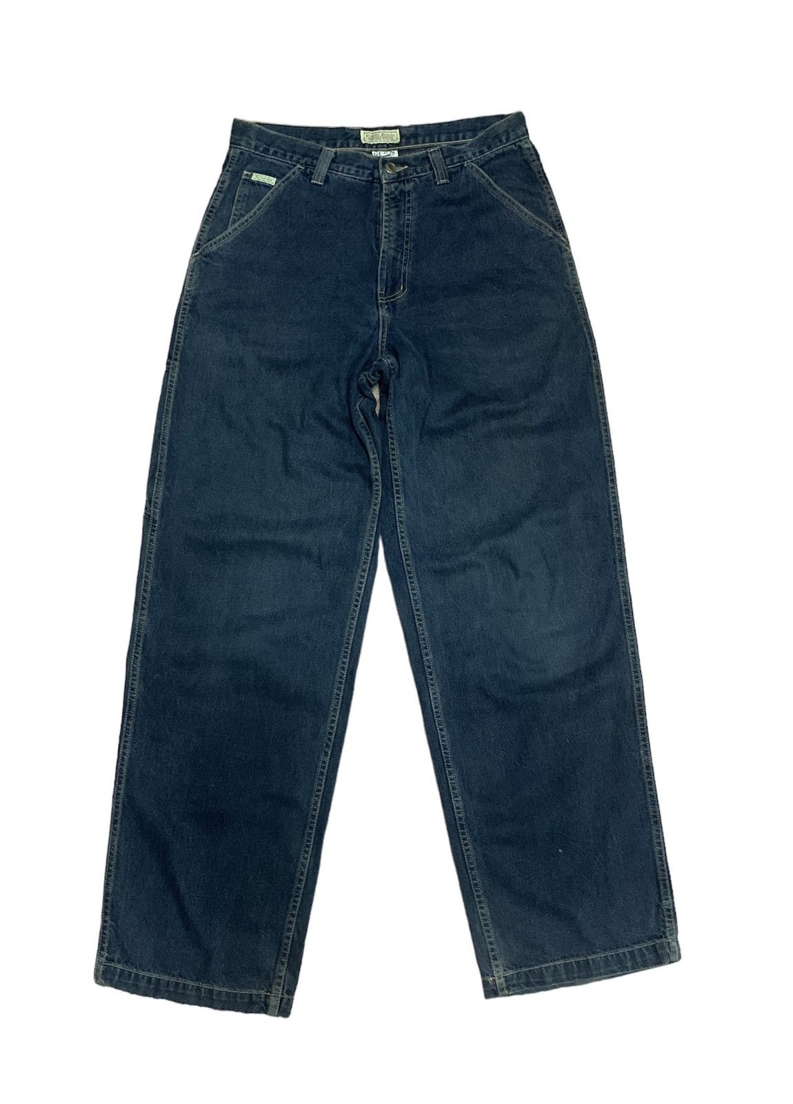 Guess VINTAGE GUESS CARPENTER TALON ZIPPER BAGGY JEANS Size US 32 / EU 48 - 1 Thumbnail