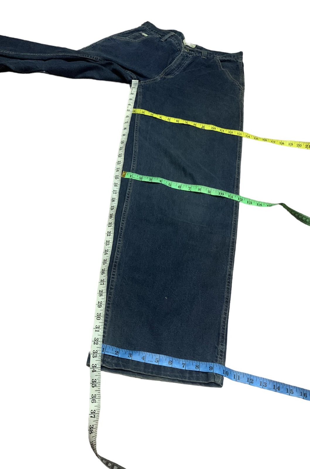 Guess VINTAGE GUESS CARPENTER TALON ZIPPER BAGGY JEANS Size US 32 / EU 48 - 8 Thumbnail