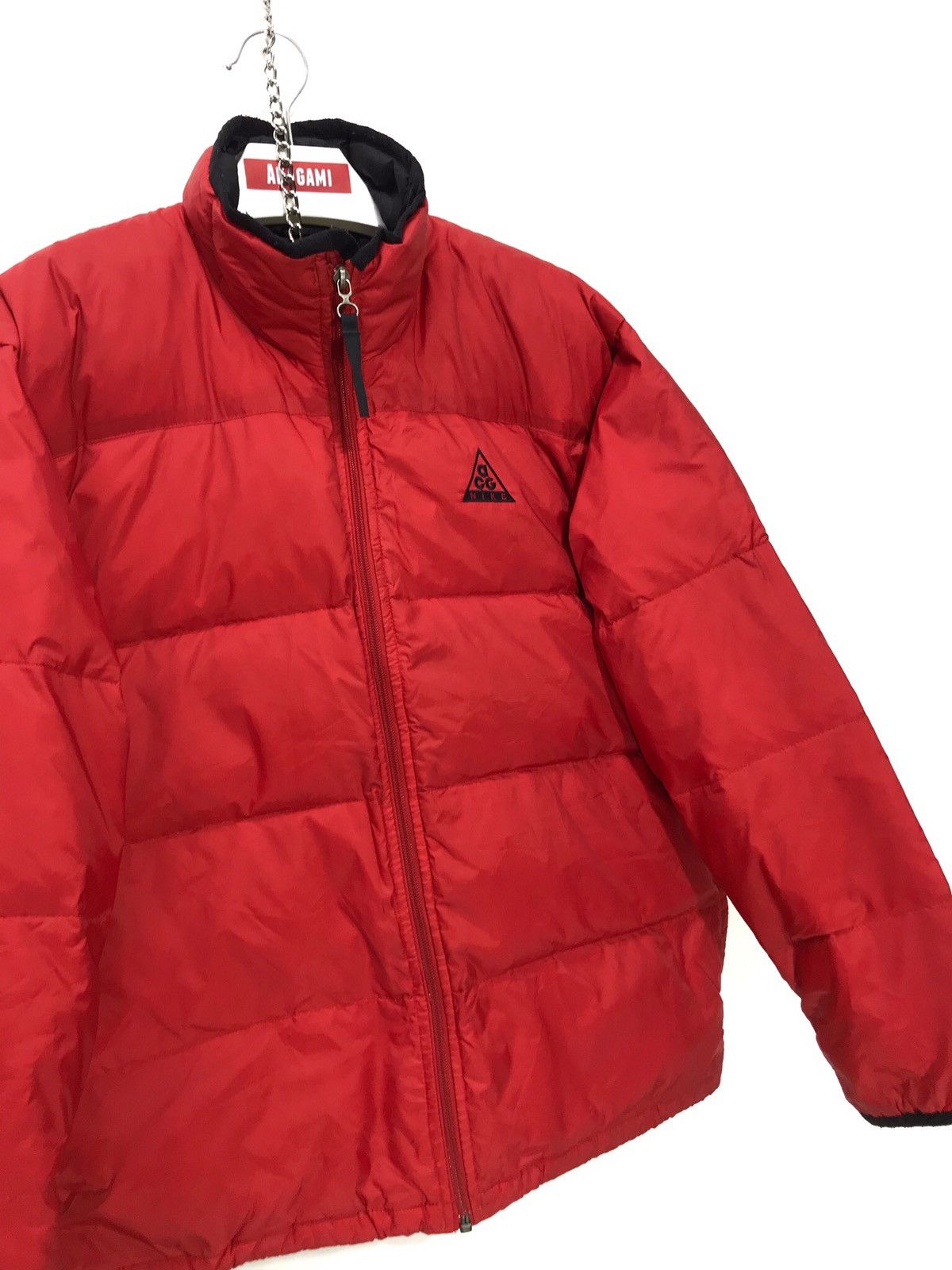 image of Nike Acg Padding Jacket Wool Filling 26 in Red, Men's (Size Medium)