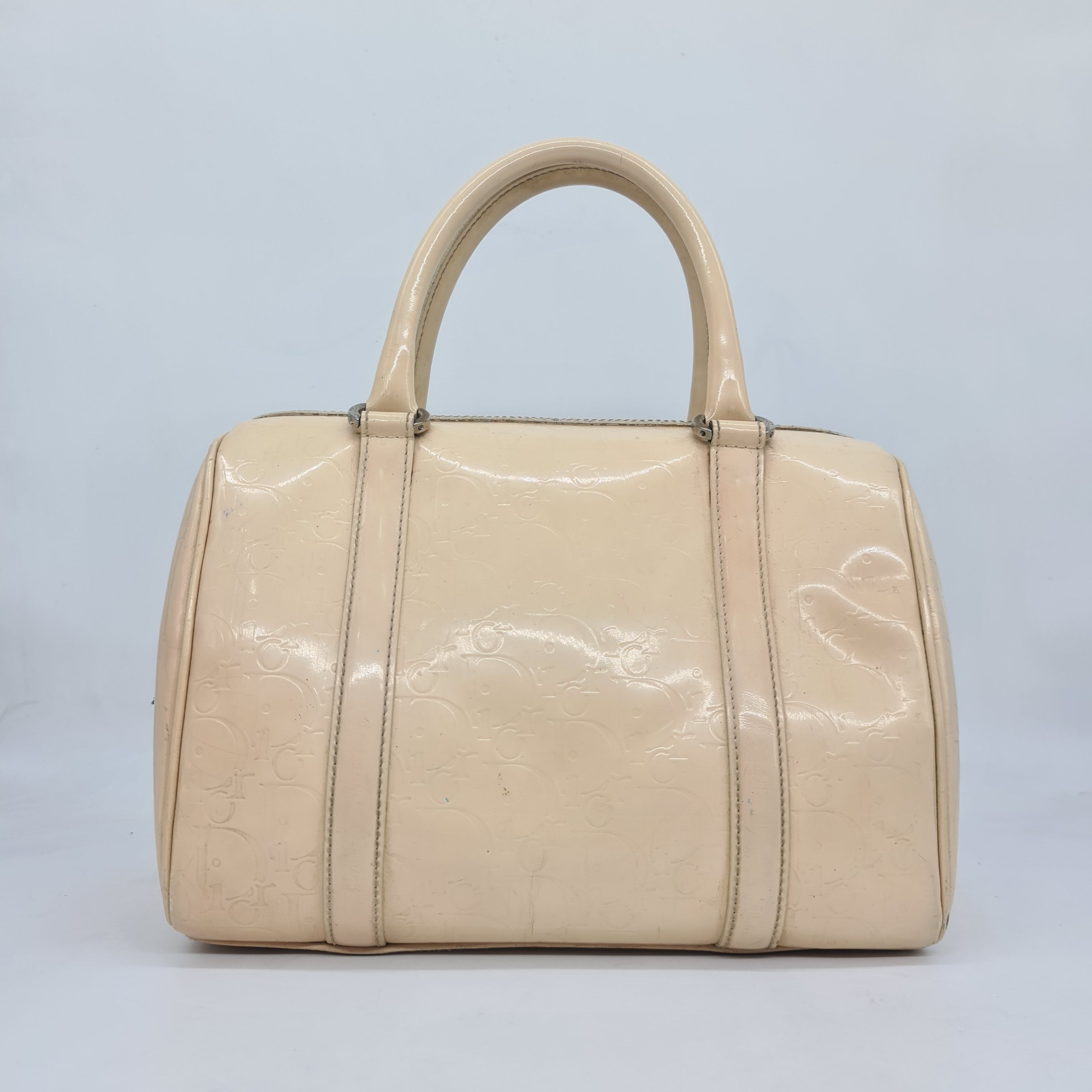Vintage Dior Oblique Boston bag, Size 25 cm