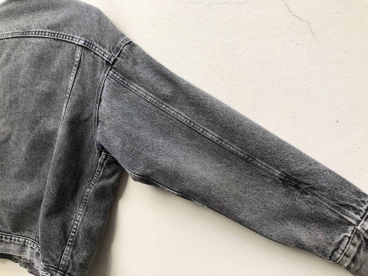 Levi's 80s Levi’s Sherpa Lining Distressed Faded Black Jacket Size US L / EU 52-54 / 3 - 11 Thumbnail