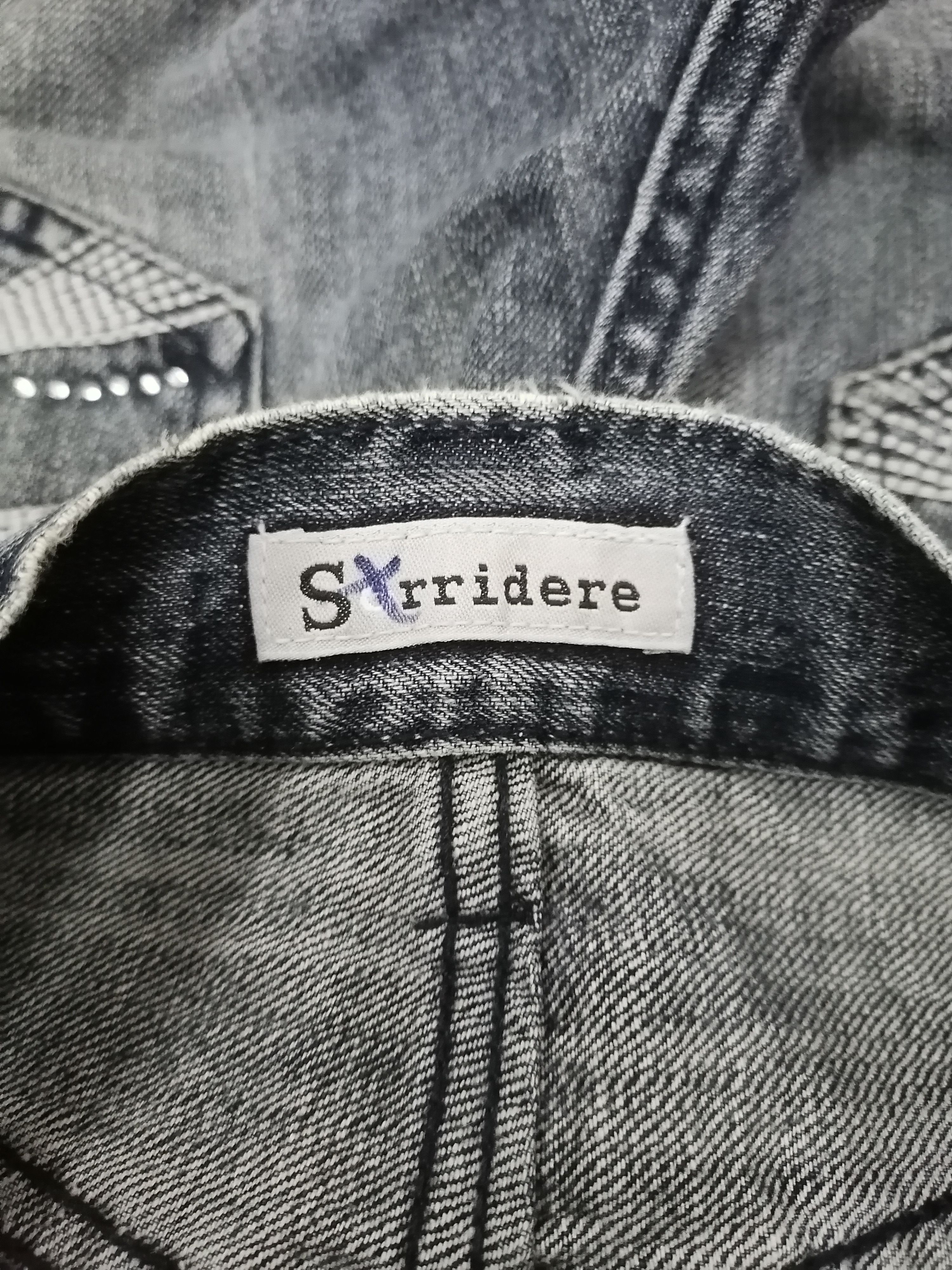 Japanese Brand Skull Logo❗Sorridere Distressed Denim Pants🔥 Size US 29 - 6 Thumbnail