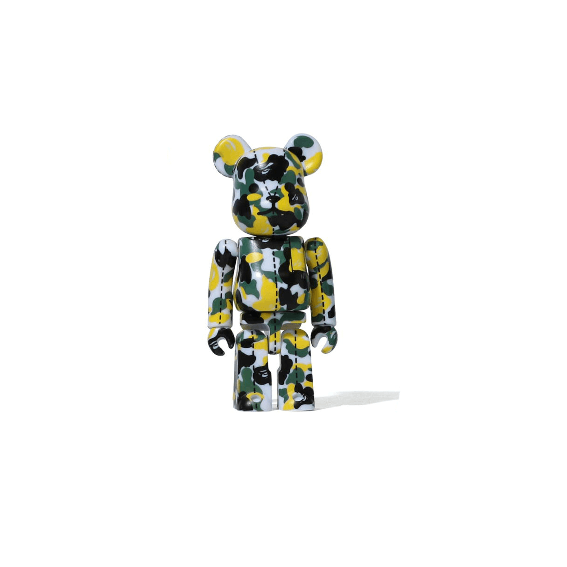 Bape BAPE x Bearbrick 28th Anniversary Camo #1 100% Green/Yellow Size ONE SIZE - 1 Thumbnail