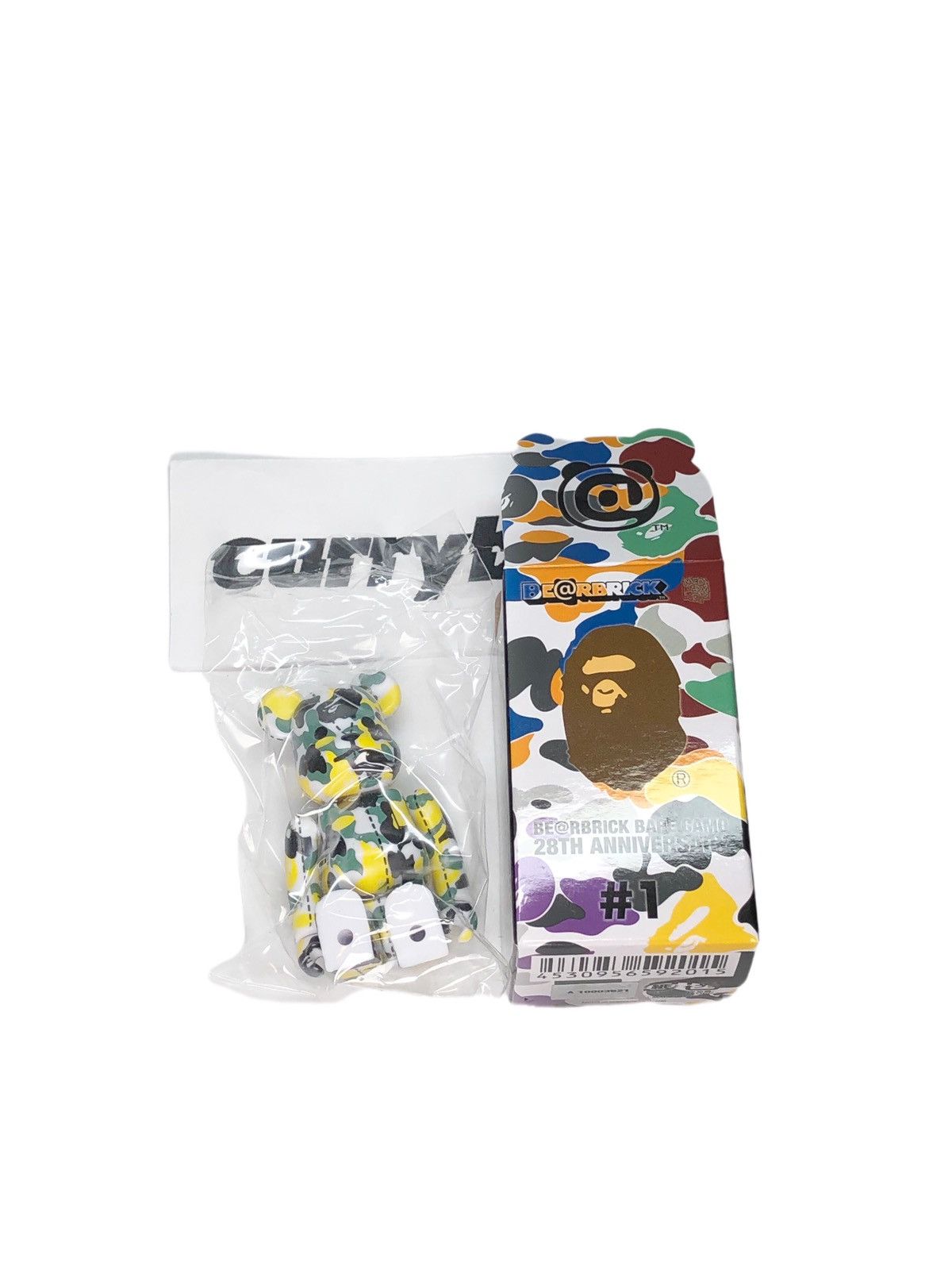 Bape BAPE x Bearbrick 28th Anniversary Camo #1 100% Green/Yellow Size ONE SIZE - 4 Thumbnail