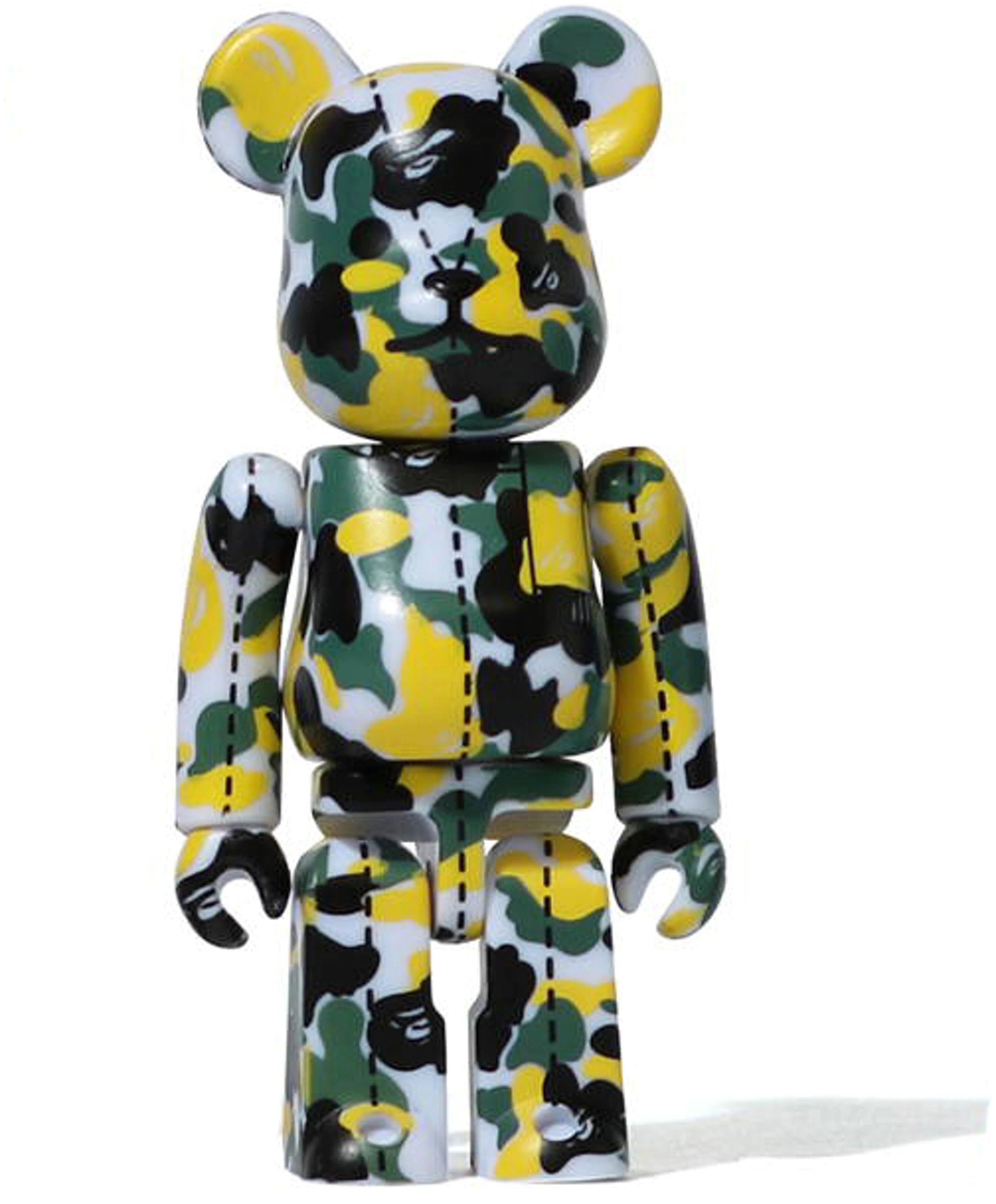 Bape BAPE x Bearbrick 28th Anniversary Camo #1 100% Green/Yellow Size ONE SIZE - 2 Thumbnail
