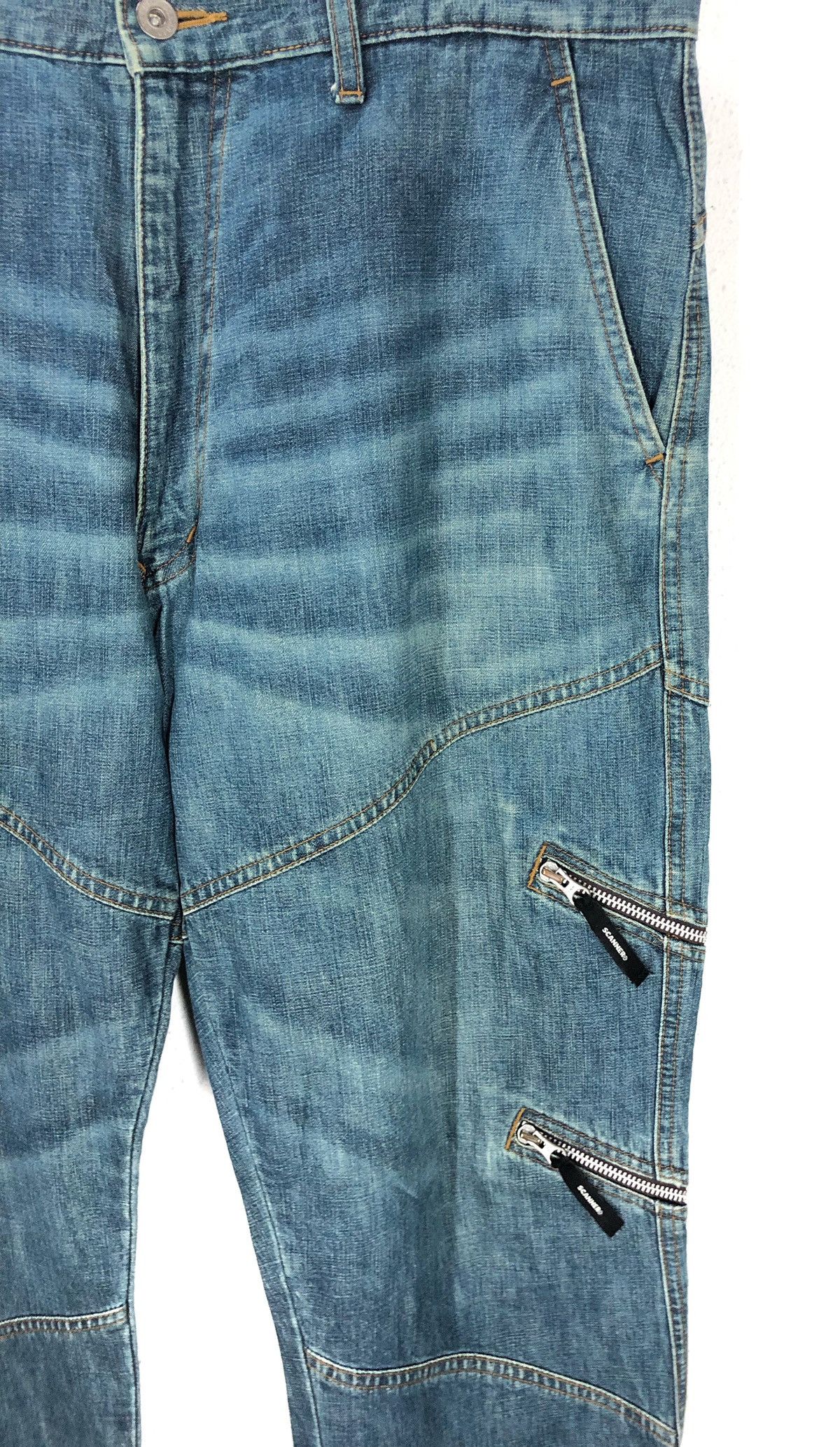 Designer × Japanese Brand SCANNER DENIM ZIPPER FUNDAMENTAL PRODUCT JAPAN Size US 37 - 6 Thumbnail