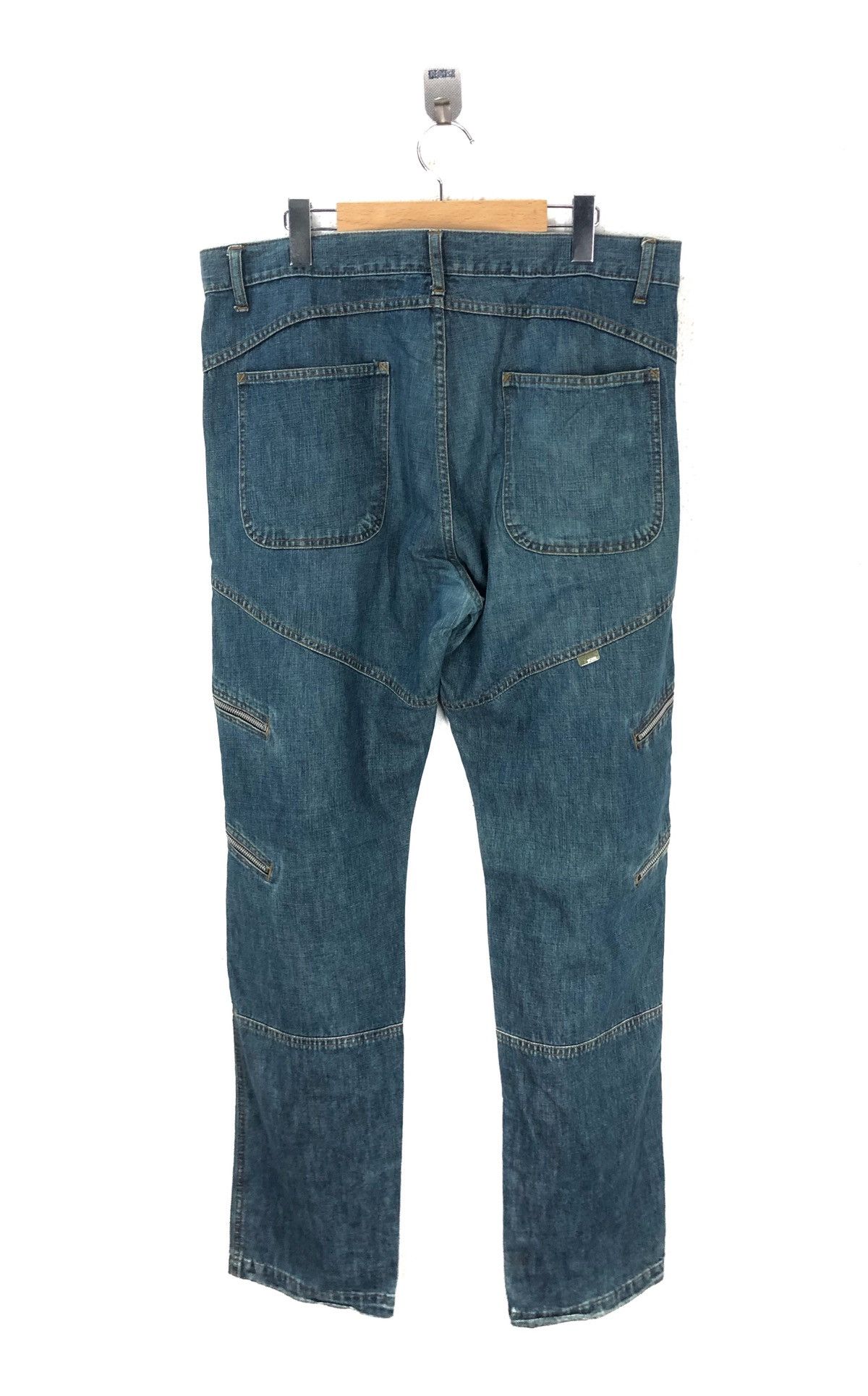 Designer × Japanese Brand SCANNER DENIM ZIPPER FUNDAMENTAL PRODUCT JAPAN Size US 37 - 2 Thumbnail