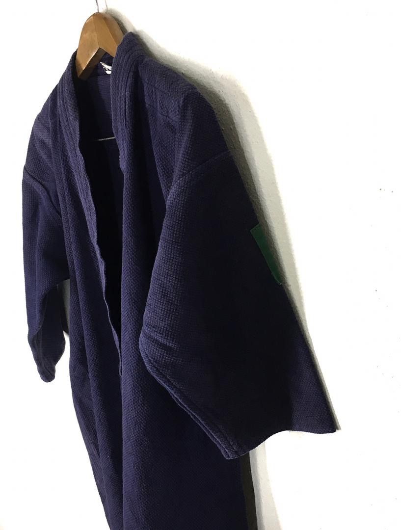 Other Vintage Kimono Blue Indigo Traditional Japanes Wear Size US L / EU 52-54 / 3 - 3 Thumbnail