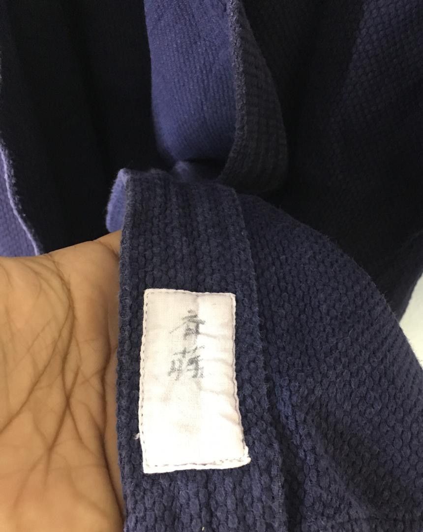Other Vintage Kimono Blue Indigo Traditional Japanes Wear Size US L / EU 52-54 / 3 - 4 Thumbnail