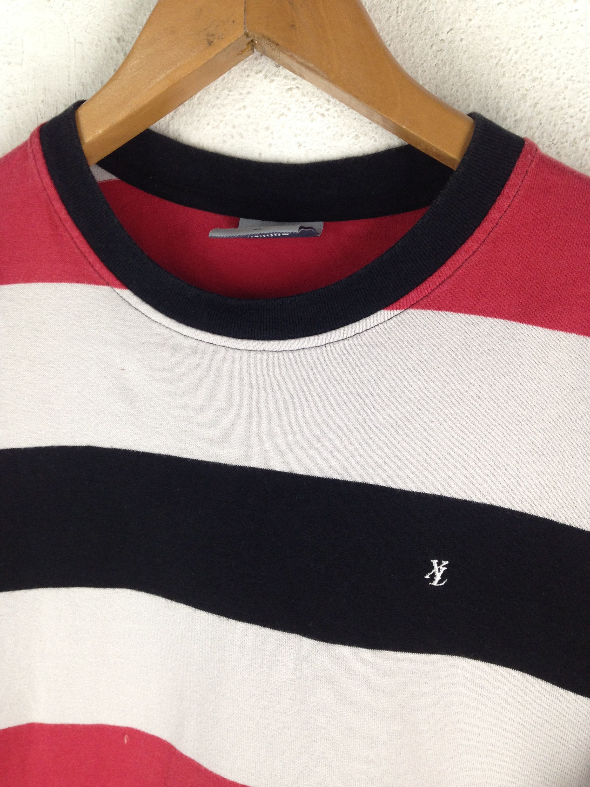 Japanese Brand × X-LARGE Rare X LARGE Stripe Design T Shirt Size US M / EU 48-50 / 2 - 3 Thumbnail