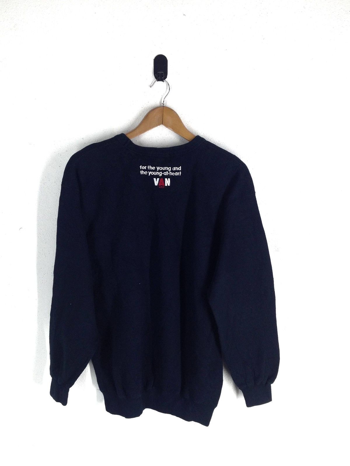 Japanese Brand × Vintage rare van jac embroidered jumper spellout pullover crewneck Size US L / EU 52-54 / 3 - 2 Thumbnail