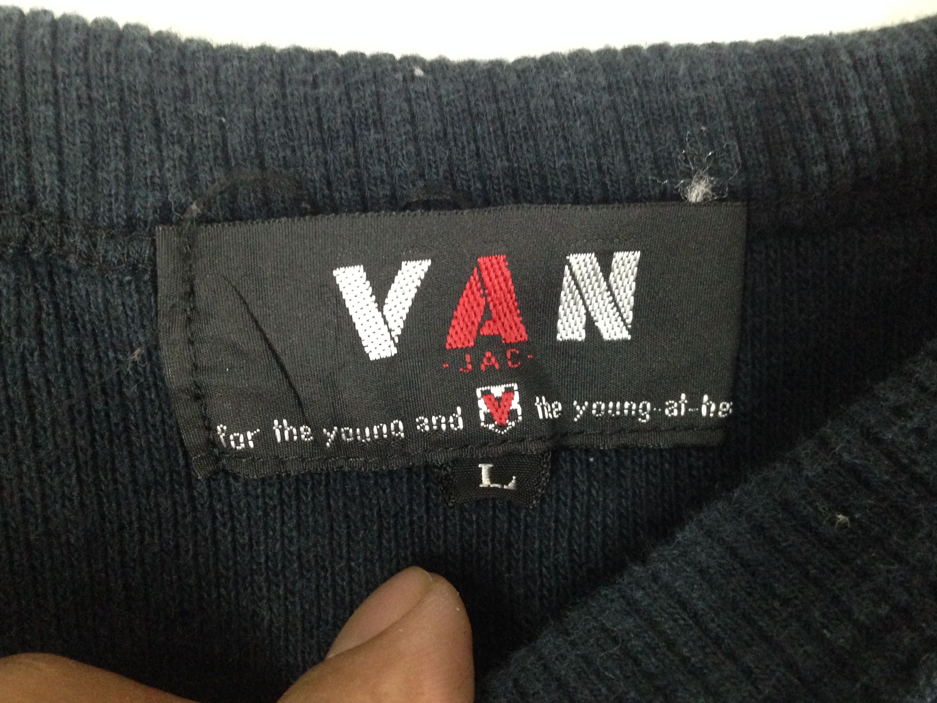 Japanese Brand × Vintage rare van jac embroidered jumper spellout pullover crewneck Size US L / EU 52-54 / 3 - 3 Thumbnail