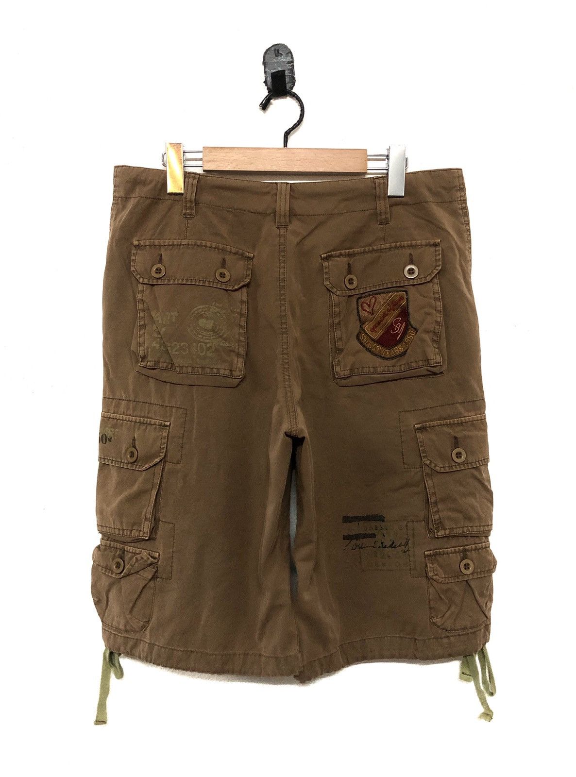 Japanese Brand Japan Branded Streetwear Brand Swet years Cargo Short Pant Size US 34 / EU 50 - 2 Thumbnail