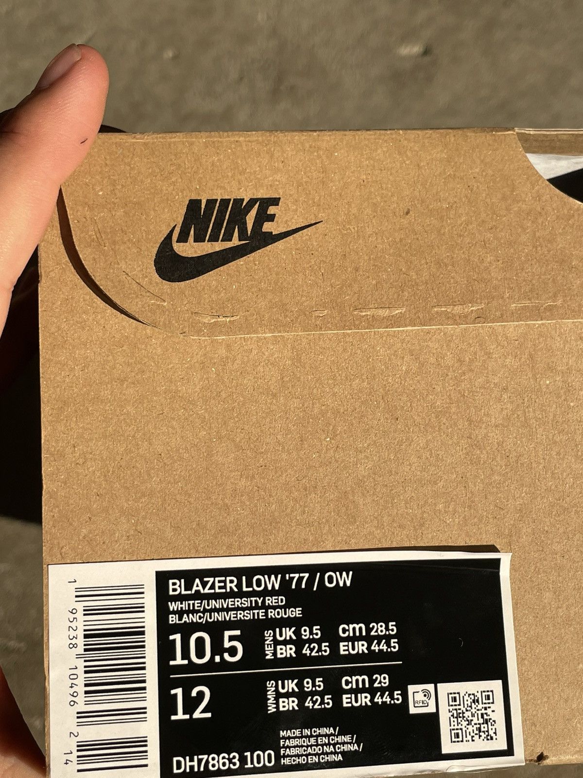 Nike × Off-White Off-White Nike Blaser Low Size US 10.5 / EU 43-44 - 16 Thumbnail