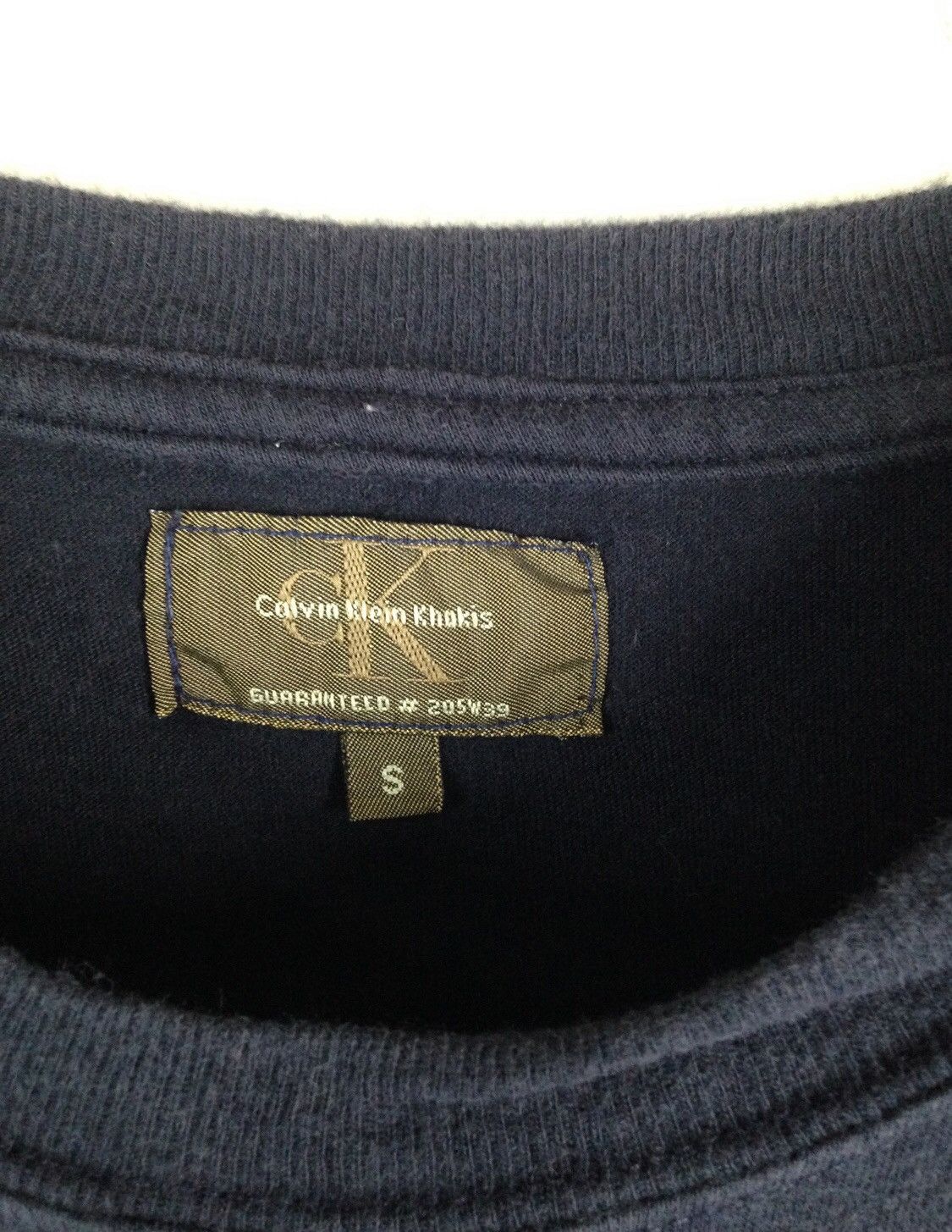 Calvin Klein Calvin Klein tshirt big logo spellout Size US S / EU 44-46 / 1 - 5 Thumbnail