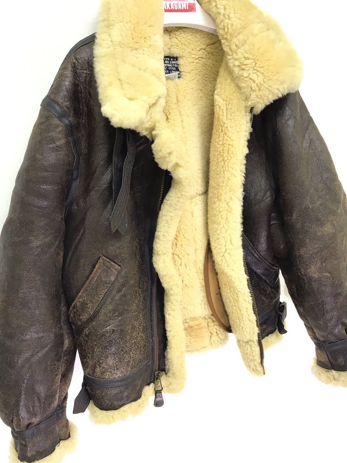 Avirex 🛩Rare Vtg 80s Avirex Type B3 Jacket Shearling Made in USA Size US M / EU 48-50 / 2 - 2 Thumbnail