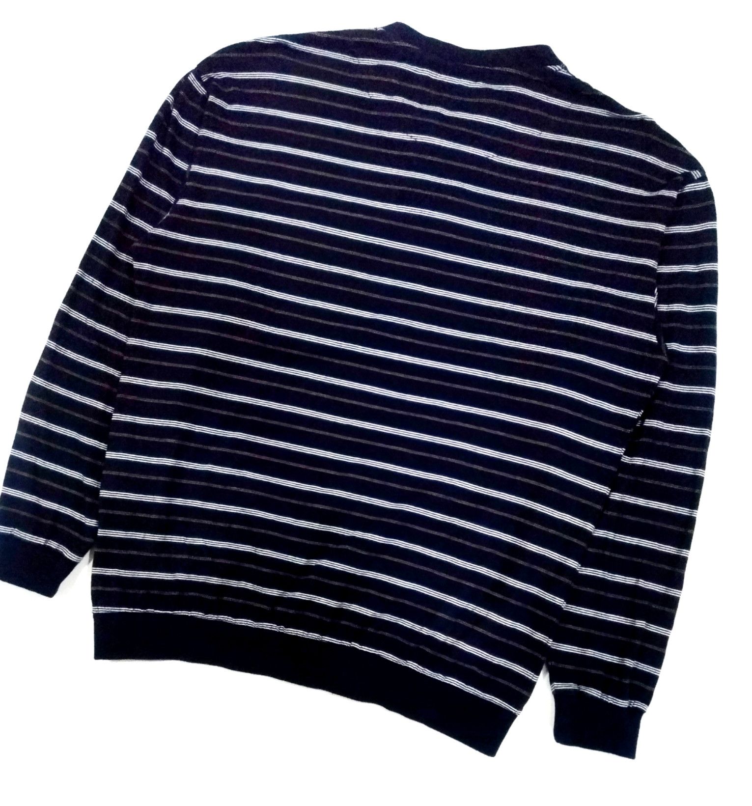 Black Label × Lyle & Scott RARE! LYLE & SCOTT HENLEY BLACK STRIPES L/SLEEVE T-SHIRT Size US M / EU 48-50 / 2 - 8 Thumbnail
